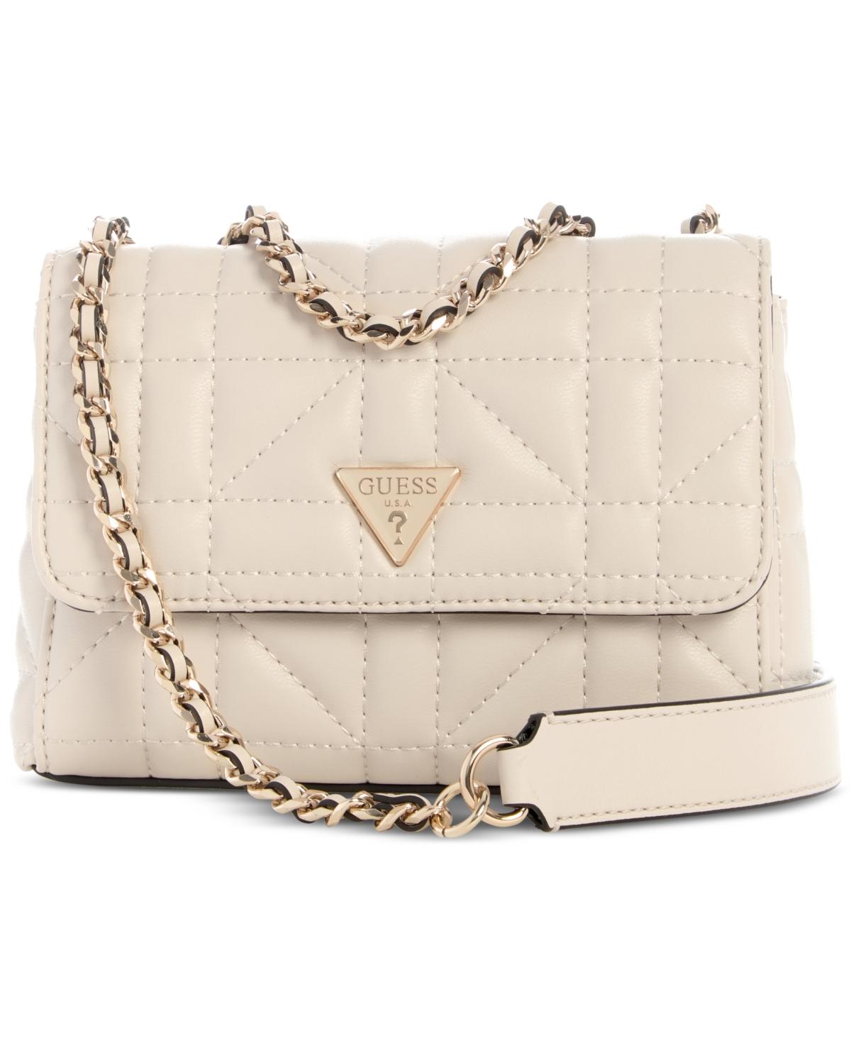 ショルダーバッグ・ポシェット Guess EDITAEDITA Quilted Mini Crossbody Flap Bag HP1A3A35 Guess Edita Mini Convertible Crossbody Bag in Natural | Lyst