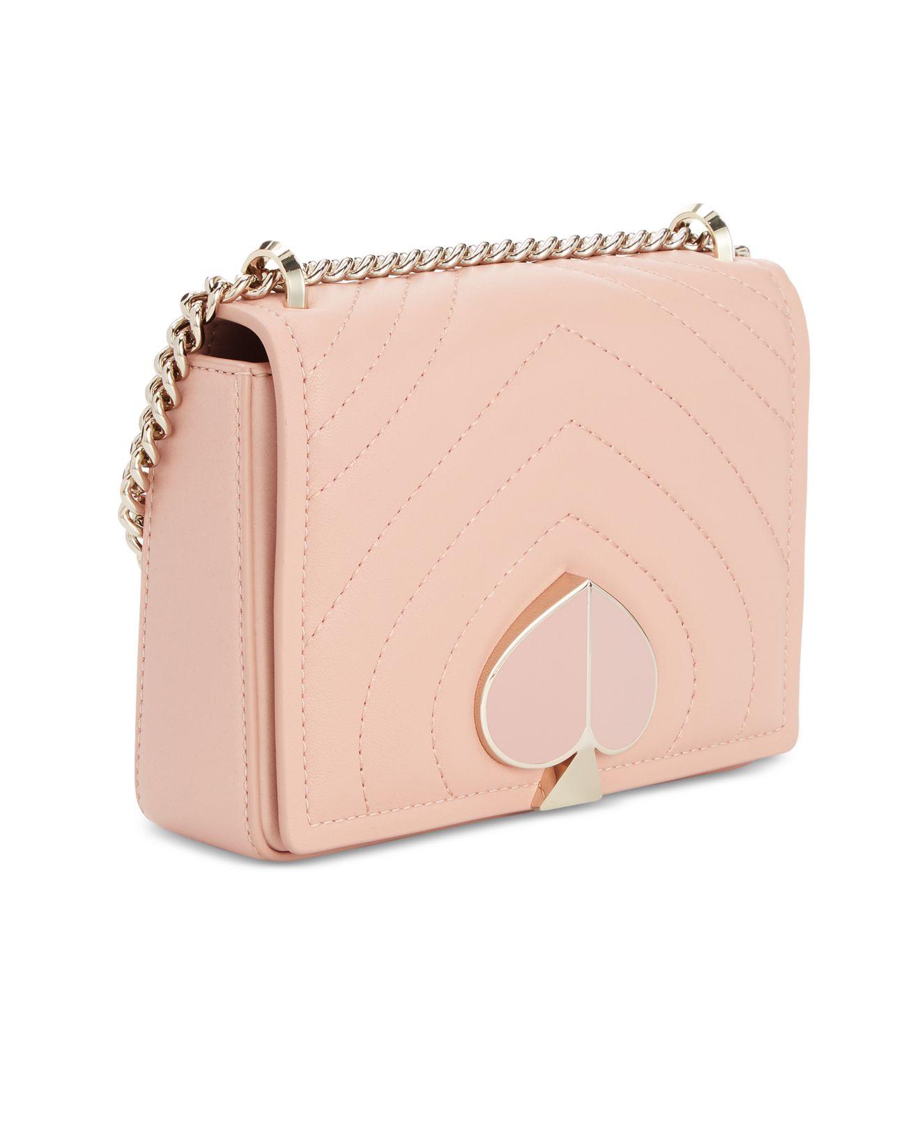 Kate Spade Amelia Quilted Mini Leather Shoulder Bag in Pink Lyst