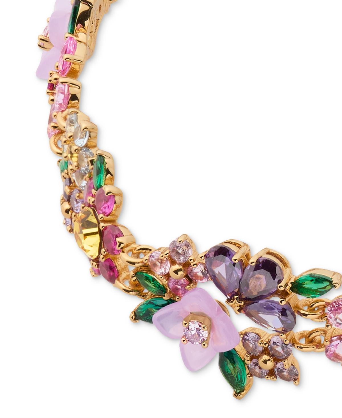 Kate Spade Gold-tone Stone & Cubic Zirconia Bursting Blooms
