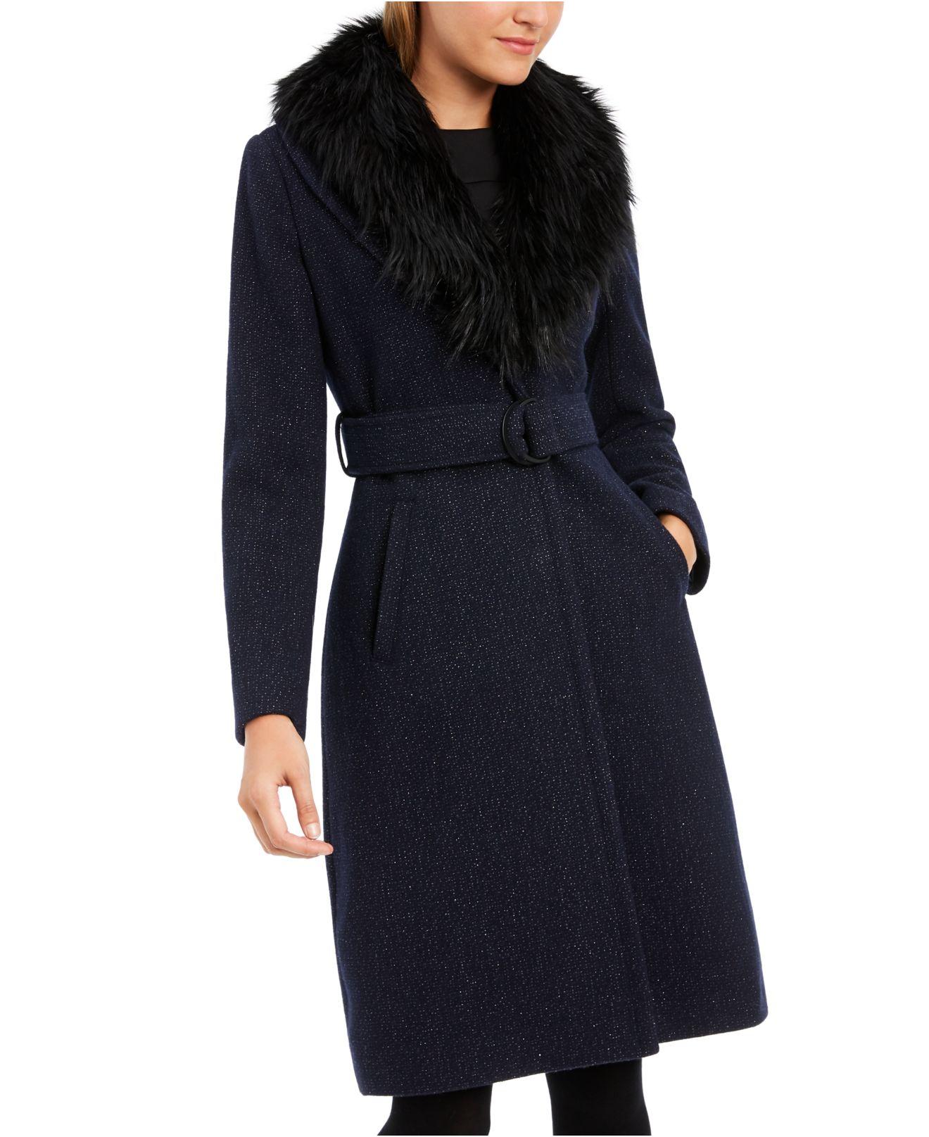 Faux fur hot sale walker coat