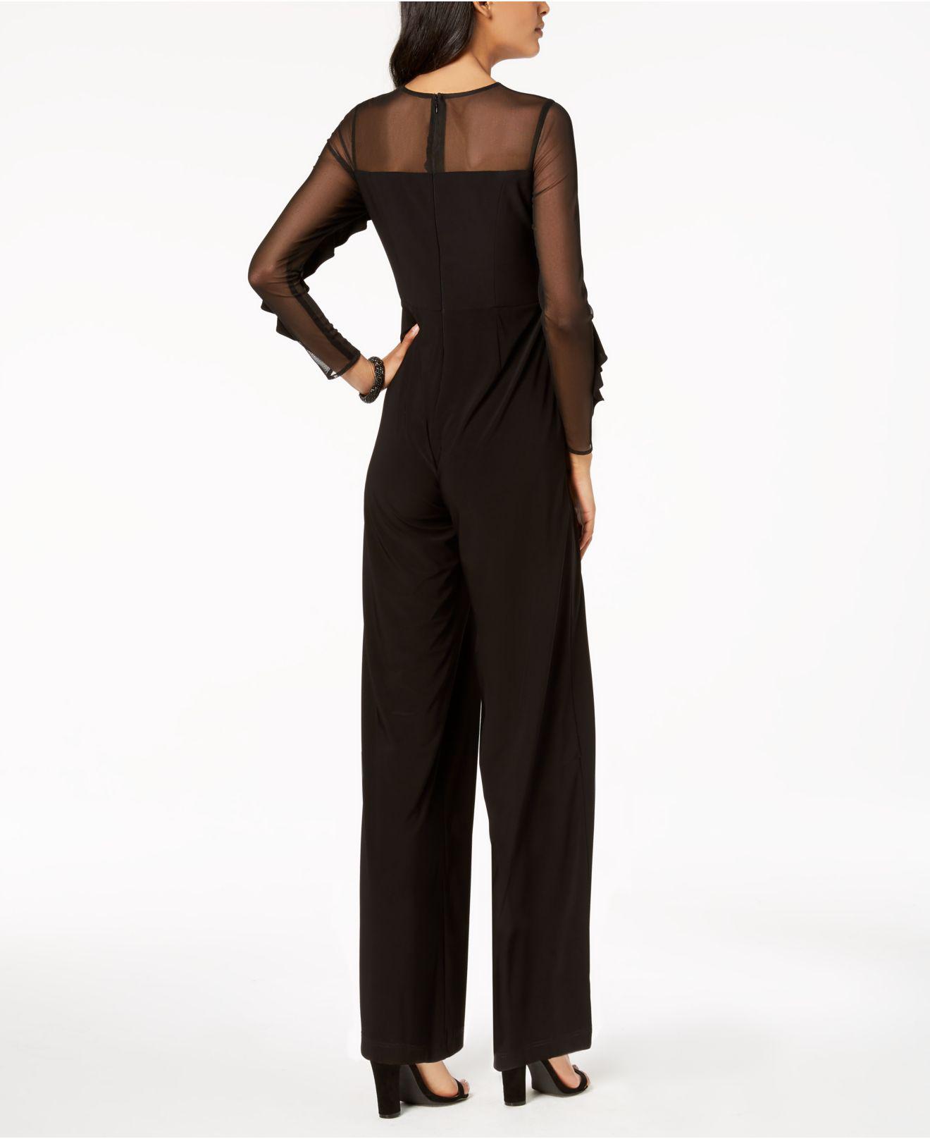 r&m richards black jumpsuit