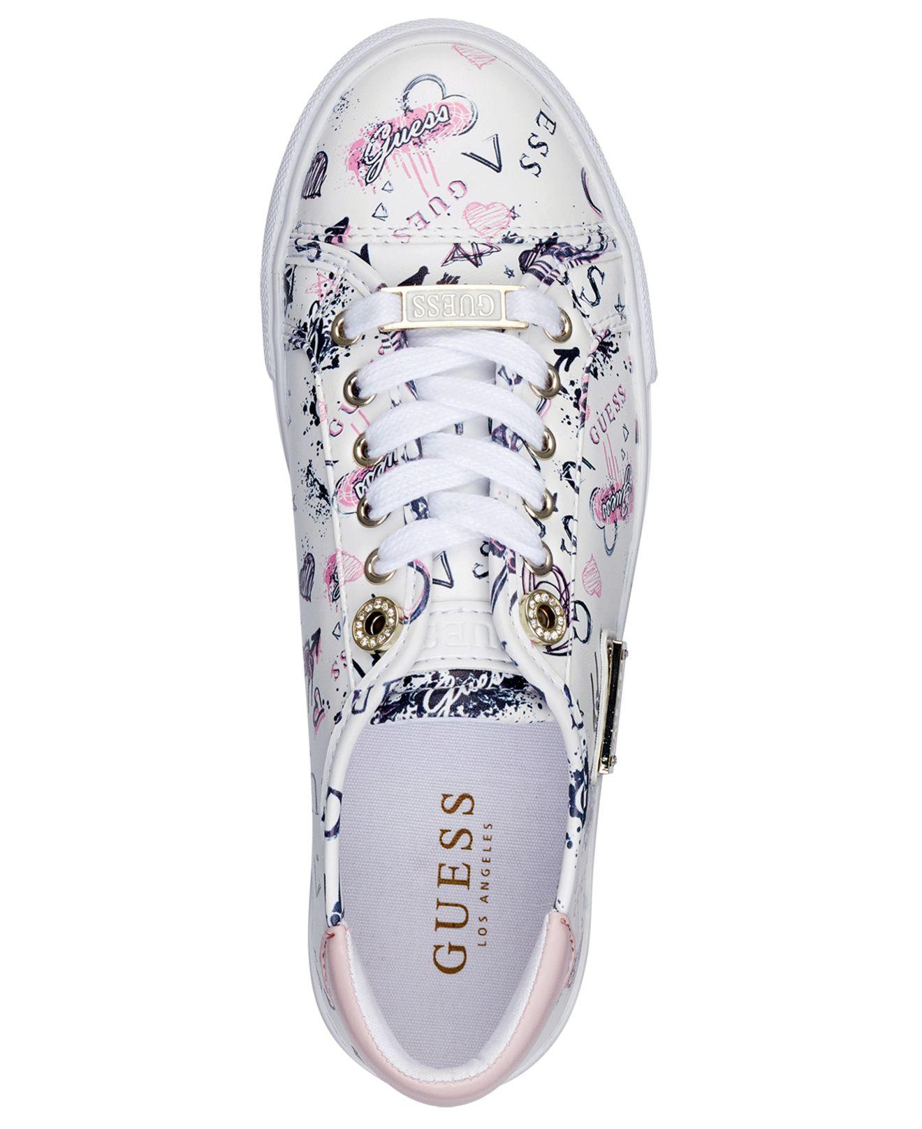 Guess Mineral Sneakers in White - Save 