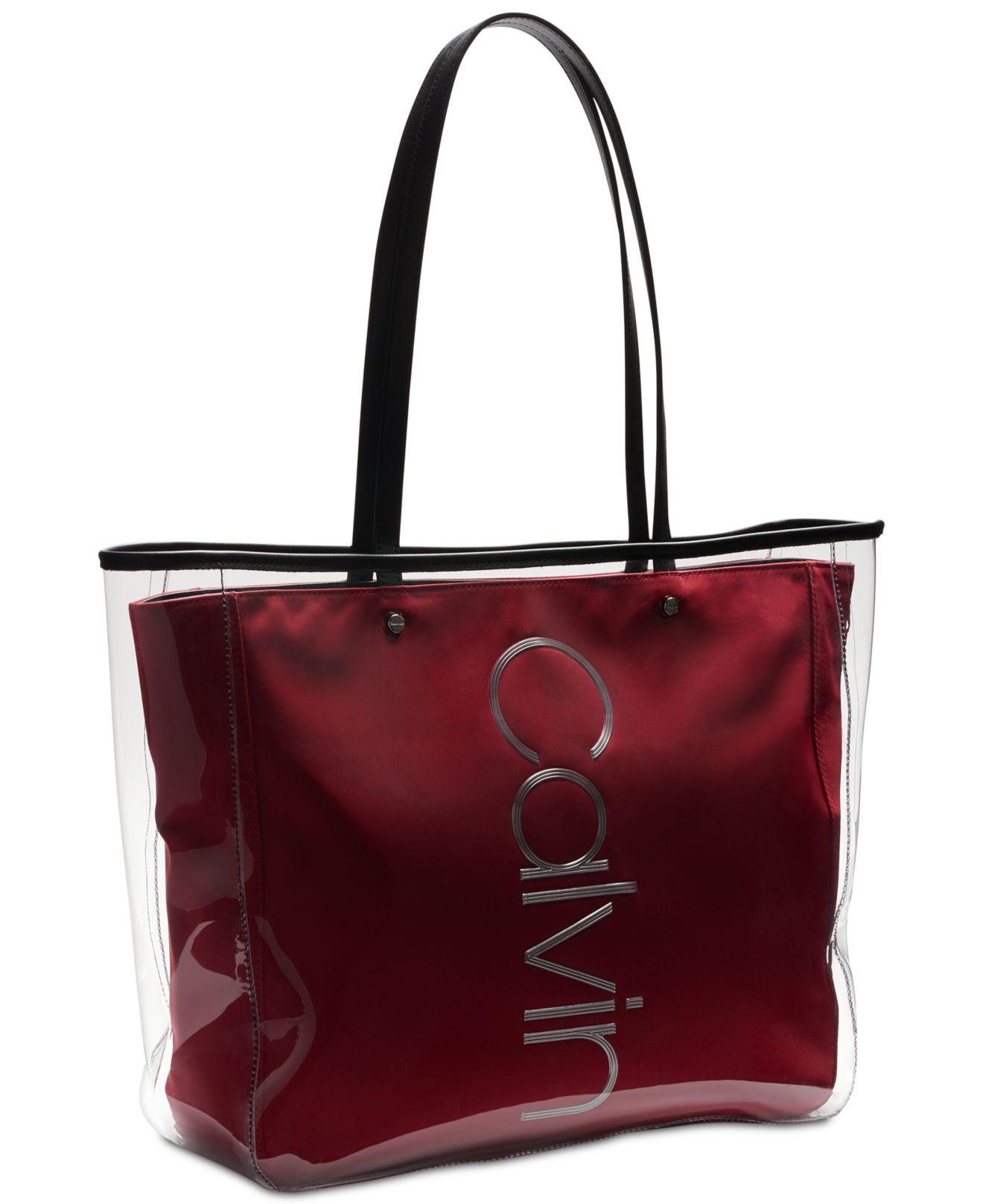 Calvin Klein Mallory Clear Tote | Lyst