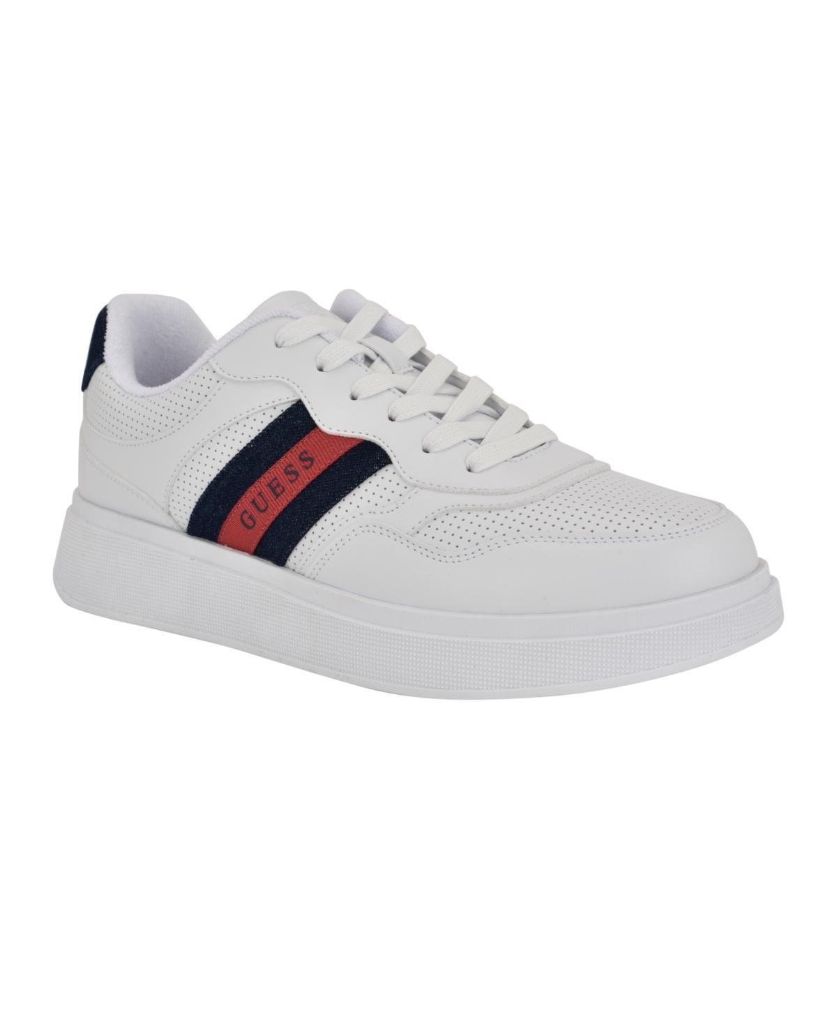 Guess Walen Elevated Lace Up Fashion Sneakers in Gray for Men Lyst