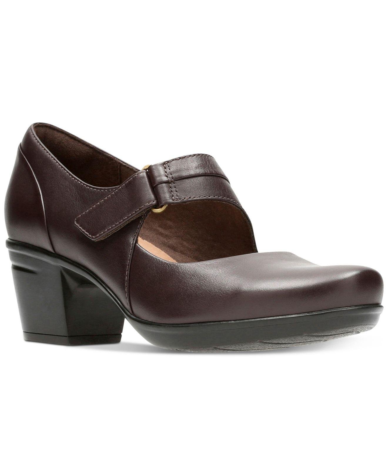 Clarks Leather Women's Emslie Lulin Mary Jane Pumps in