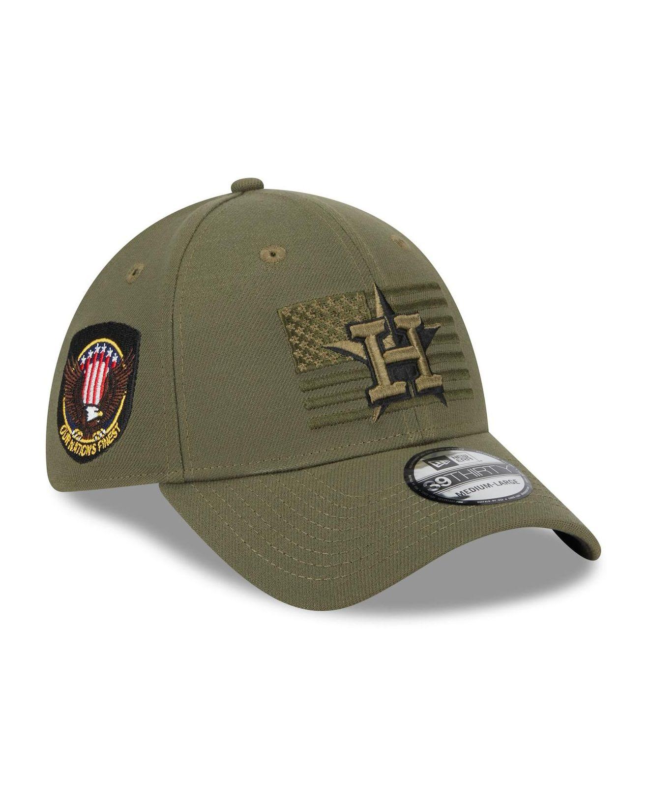 Men's Houston Astros New Era Camo 2022 Armed Forces Day 39THIRTY Flex Hat