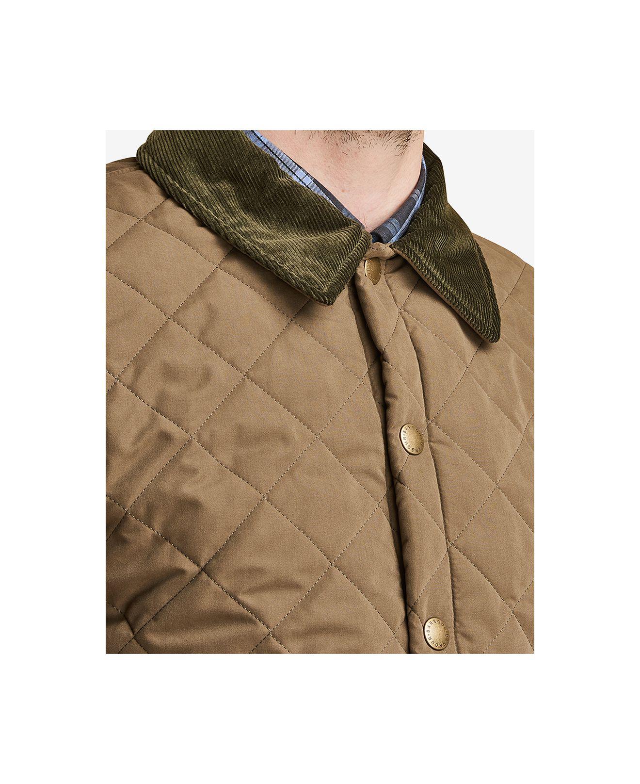 barbour brindle quilted jacket