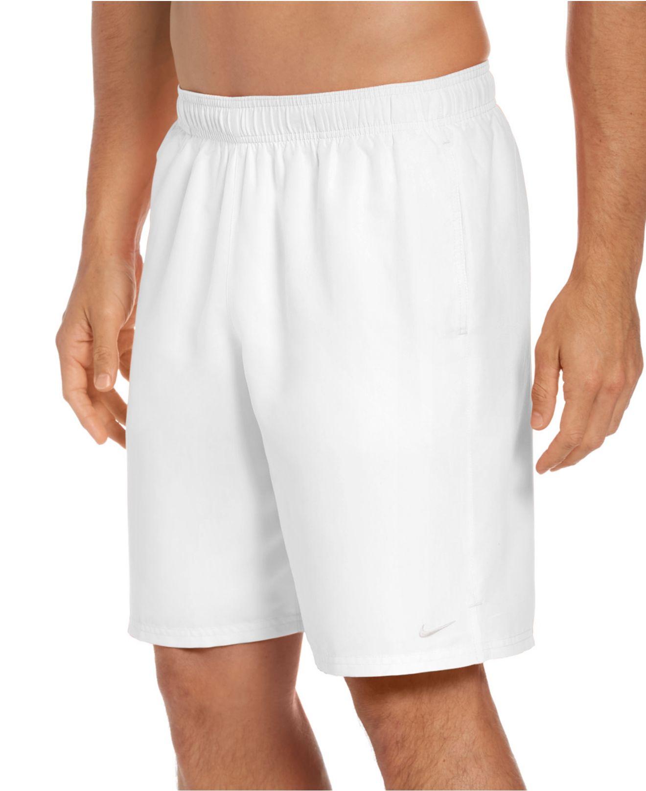 Men's Nike Logo Solid Lap 9 Volley Short Swim Trunk