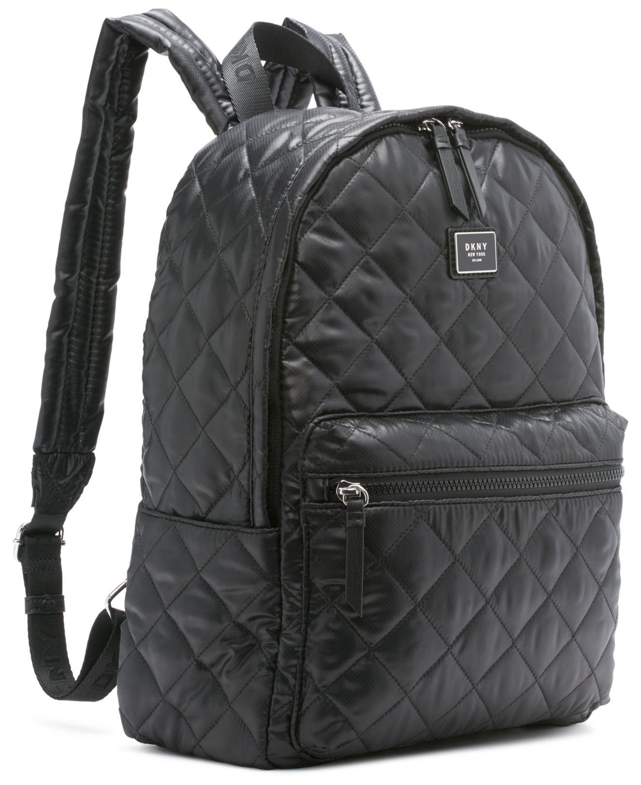 DKNY Synthetic Maya Backpack in Black/Black (Black) - Lyst