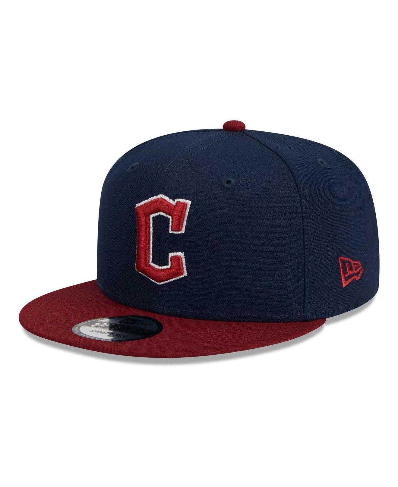 KTZ Navy Cleveland Guardians Two-tone Color Pack 9fifty Snapback Hat in ...