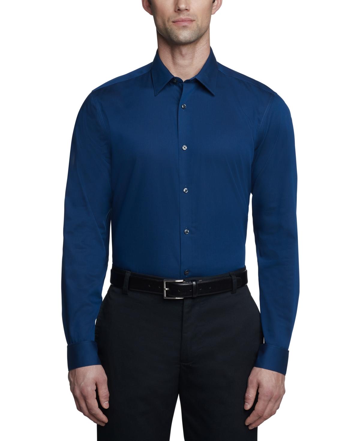 slim fit dress slacks Long-sleeved shirt 