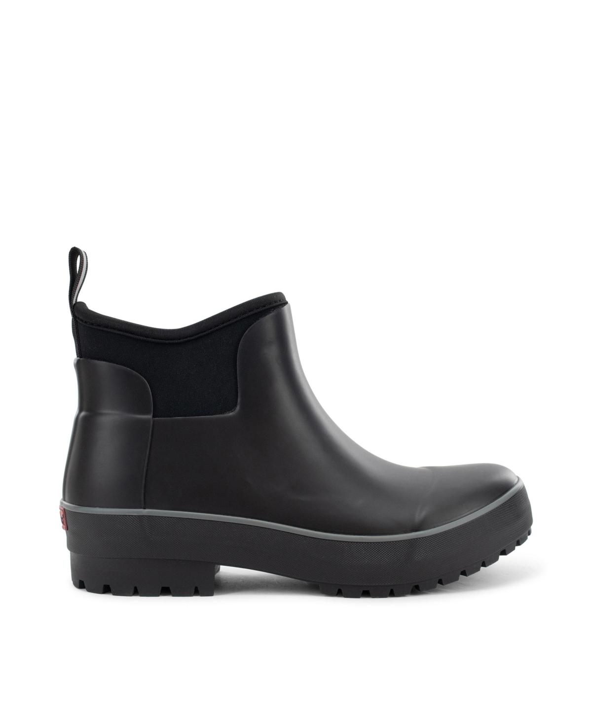 Chooka Everyday Neoprene Ankle Rain Boot in Black Lyst