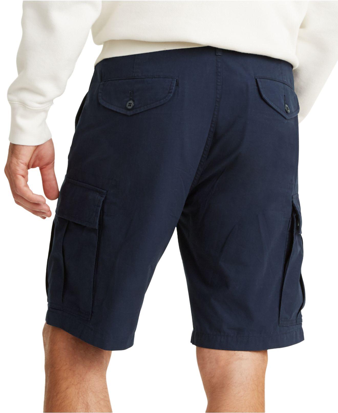 Levi's Cotton Big And Tall Carrier Cargo Shorts in Blue for Men - Lyst