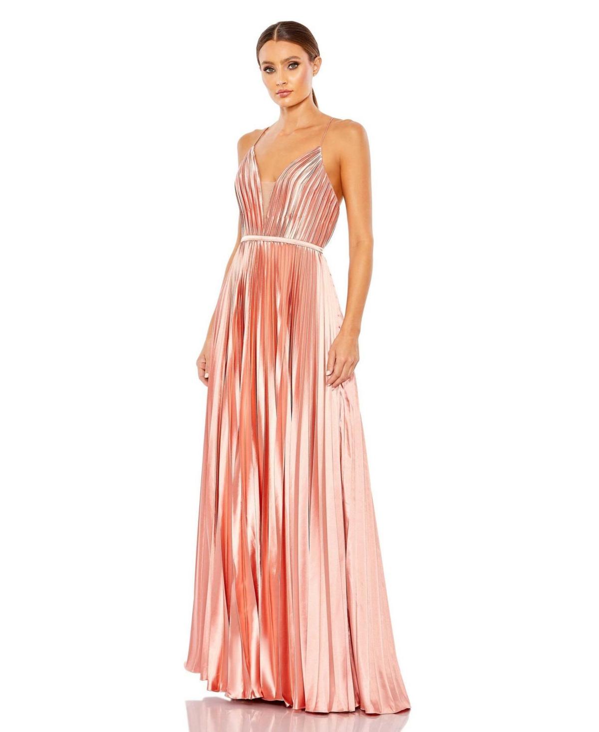 Ieena for mac duggal plunging outlet sweetheart neck ball gown