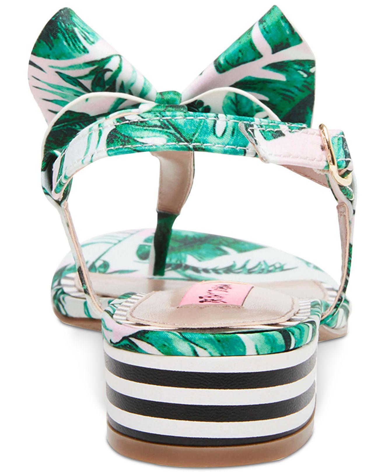 betsey johnson austen flat sandals