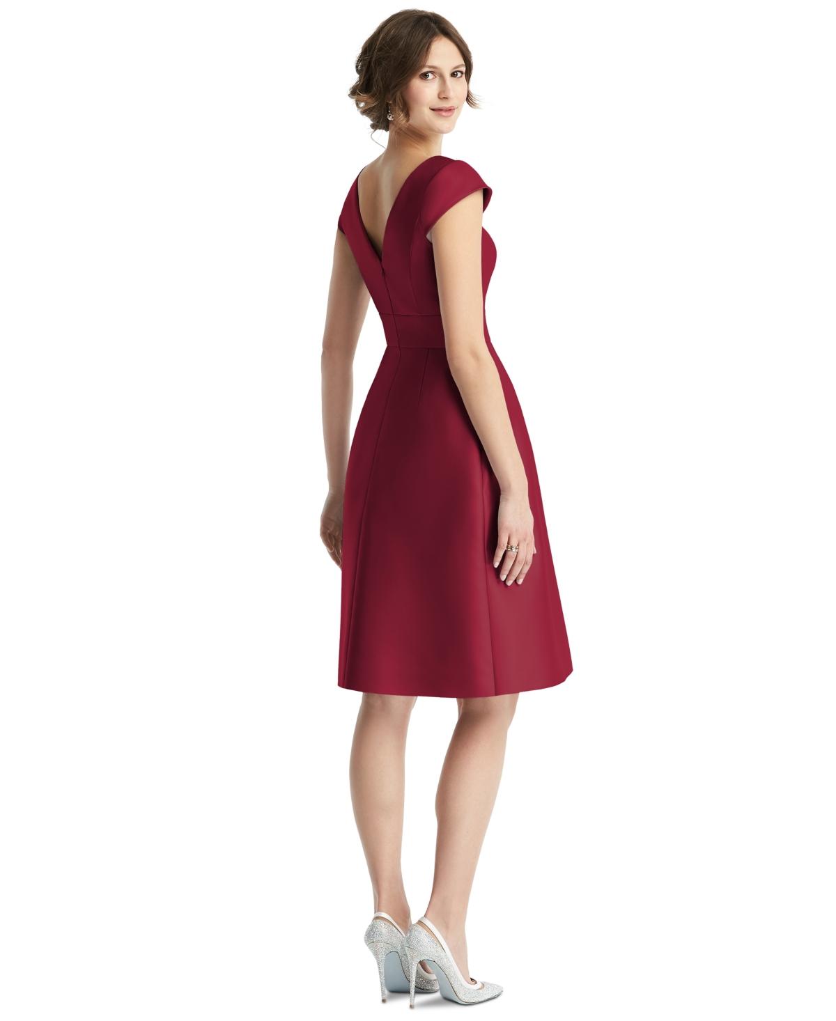 navy blue dress for baby girl Alfred Sung Boat Neck Dresses for Women main image 1