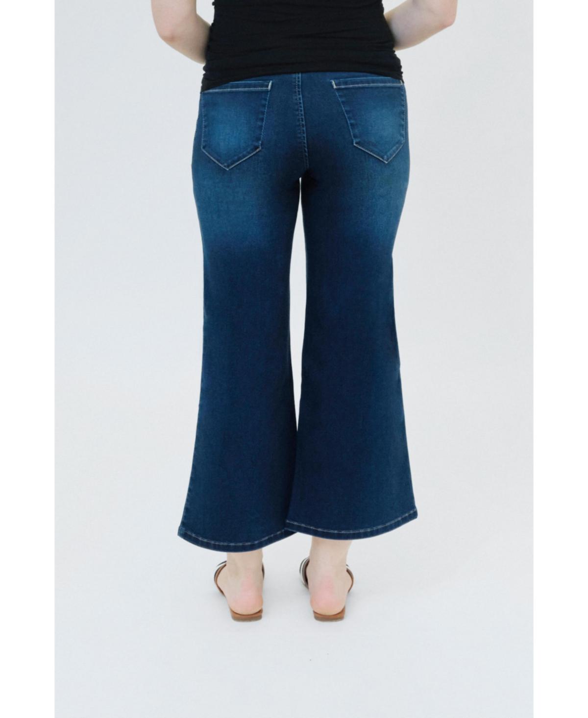 Denim Clothing 1822 Vintage Denim Crop Skinny Wide Leg 1822