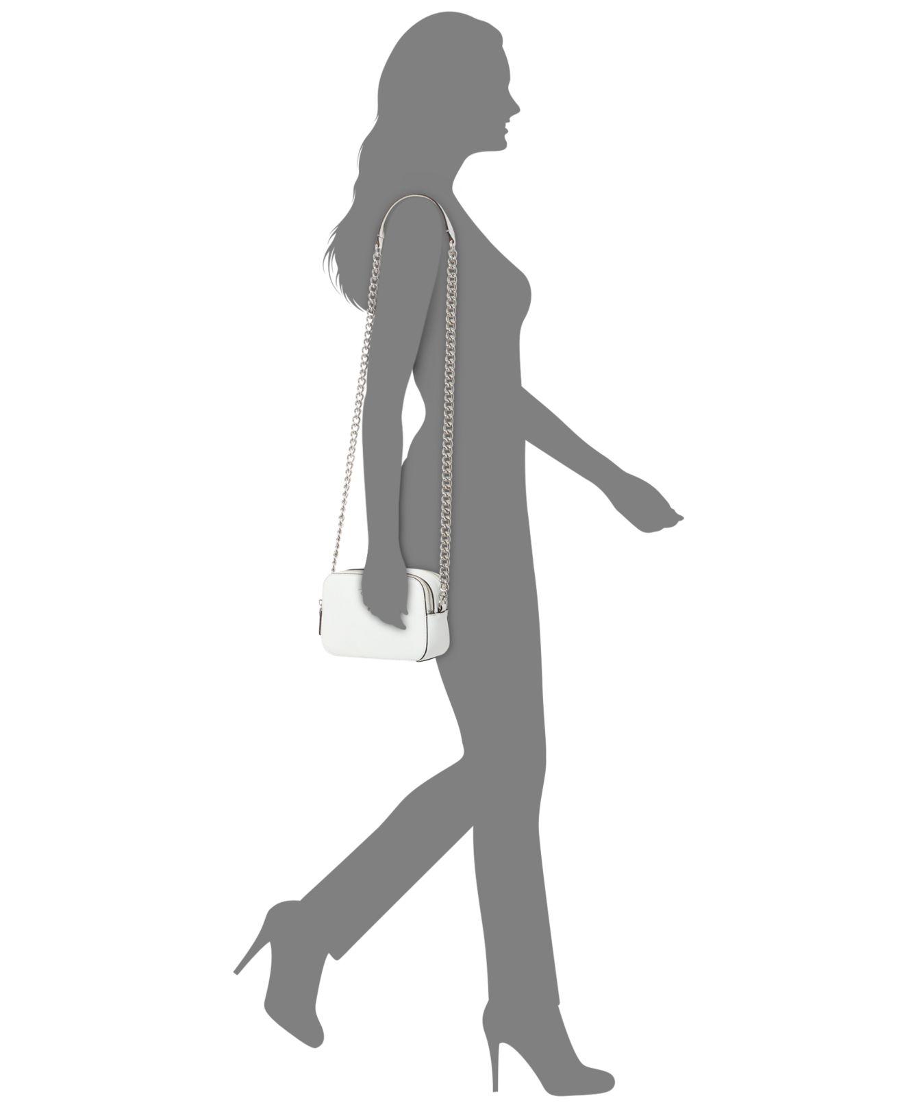 Guess Galleria Camera Crossbody Purse - Women's Bags in White