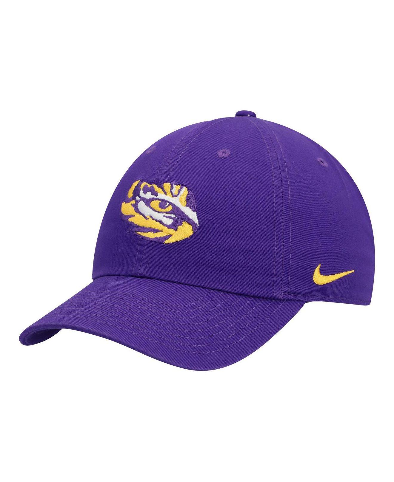 Nike Purple Lsu Tigers Heritage86 Logo Performance Adjustable Hat for ...