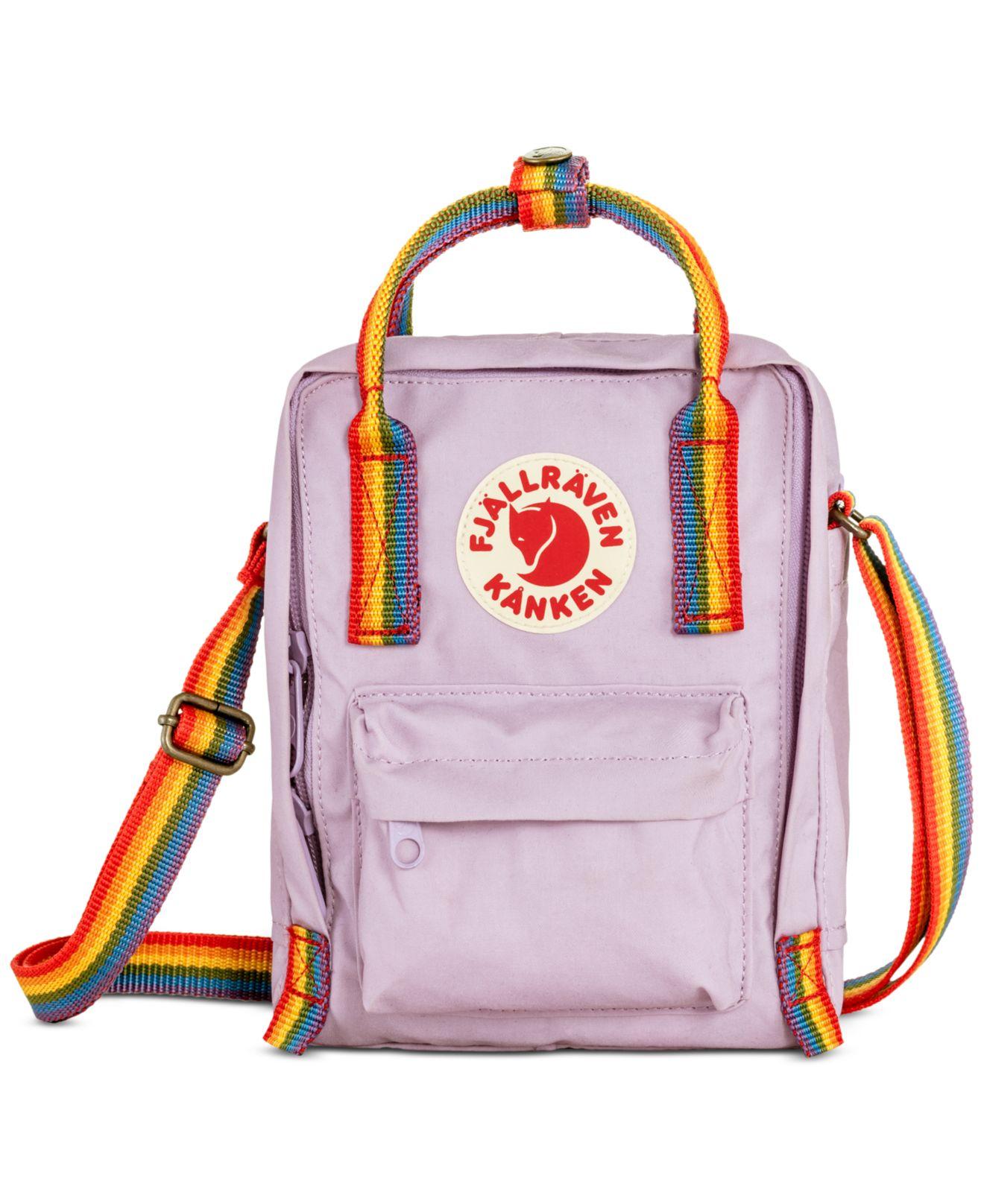 Fjallraven Kanken Rainbowstraps Sling Bag in Pink Lyst