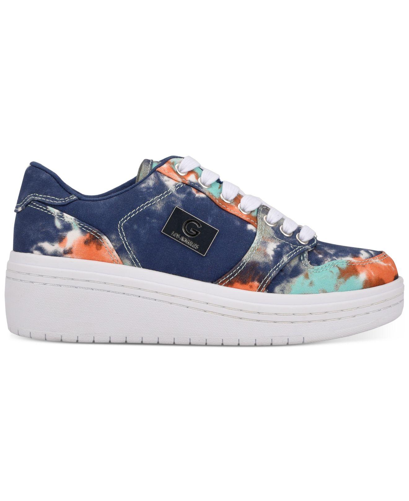 guess tie dye shoes