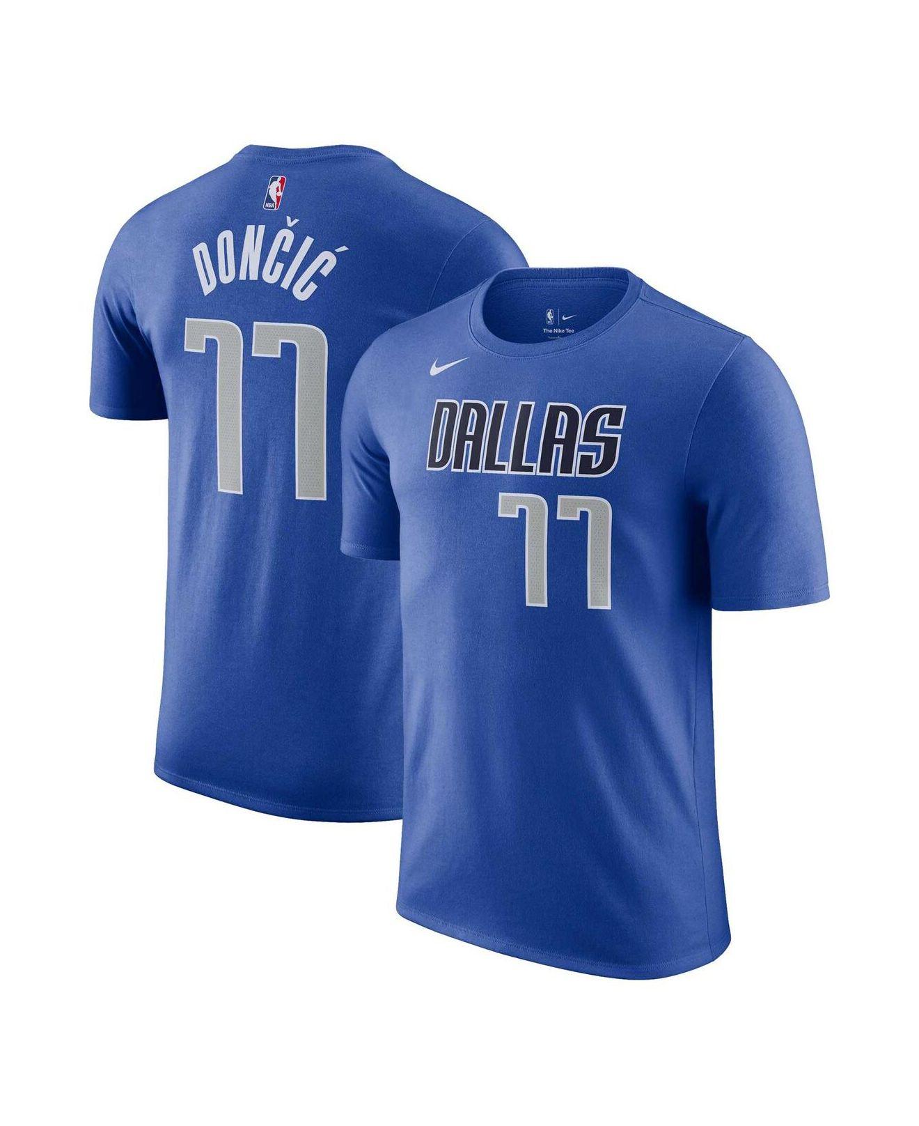 Nike Luka Doncic Blue Dallas Mavericks Icon 2022/23 Name And Number  Performance T-shirt for Men | Lyst
