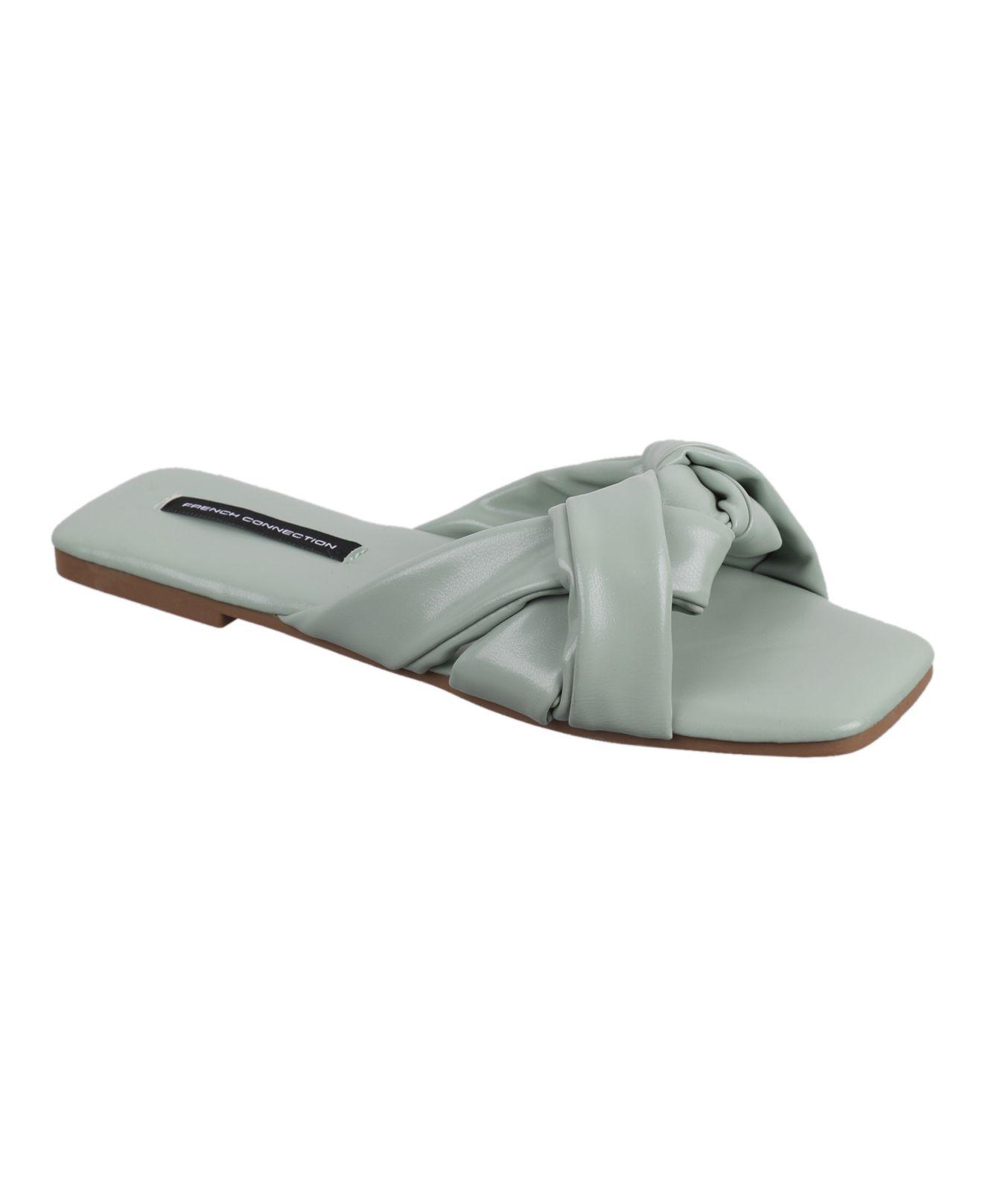 French Connection Knotted Sandal in Gray | Lyst