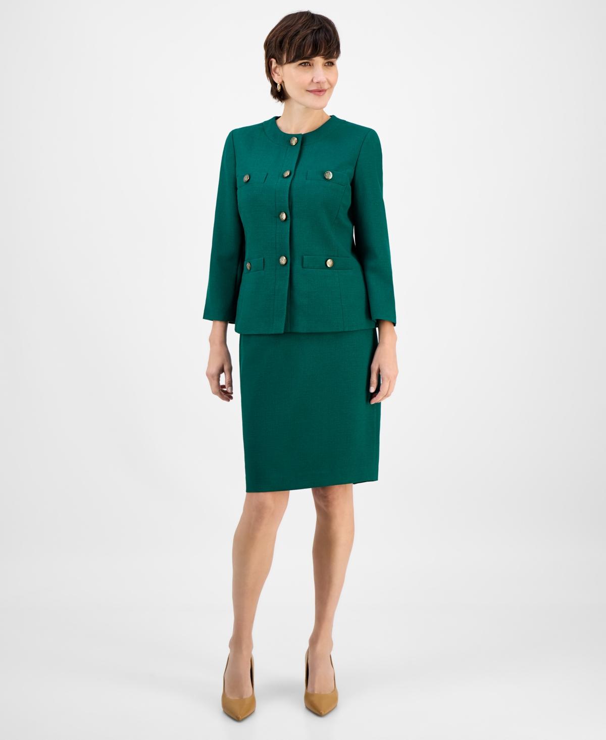 Green Skirt suits for Women Lyst