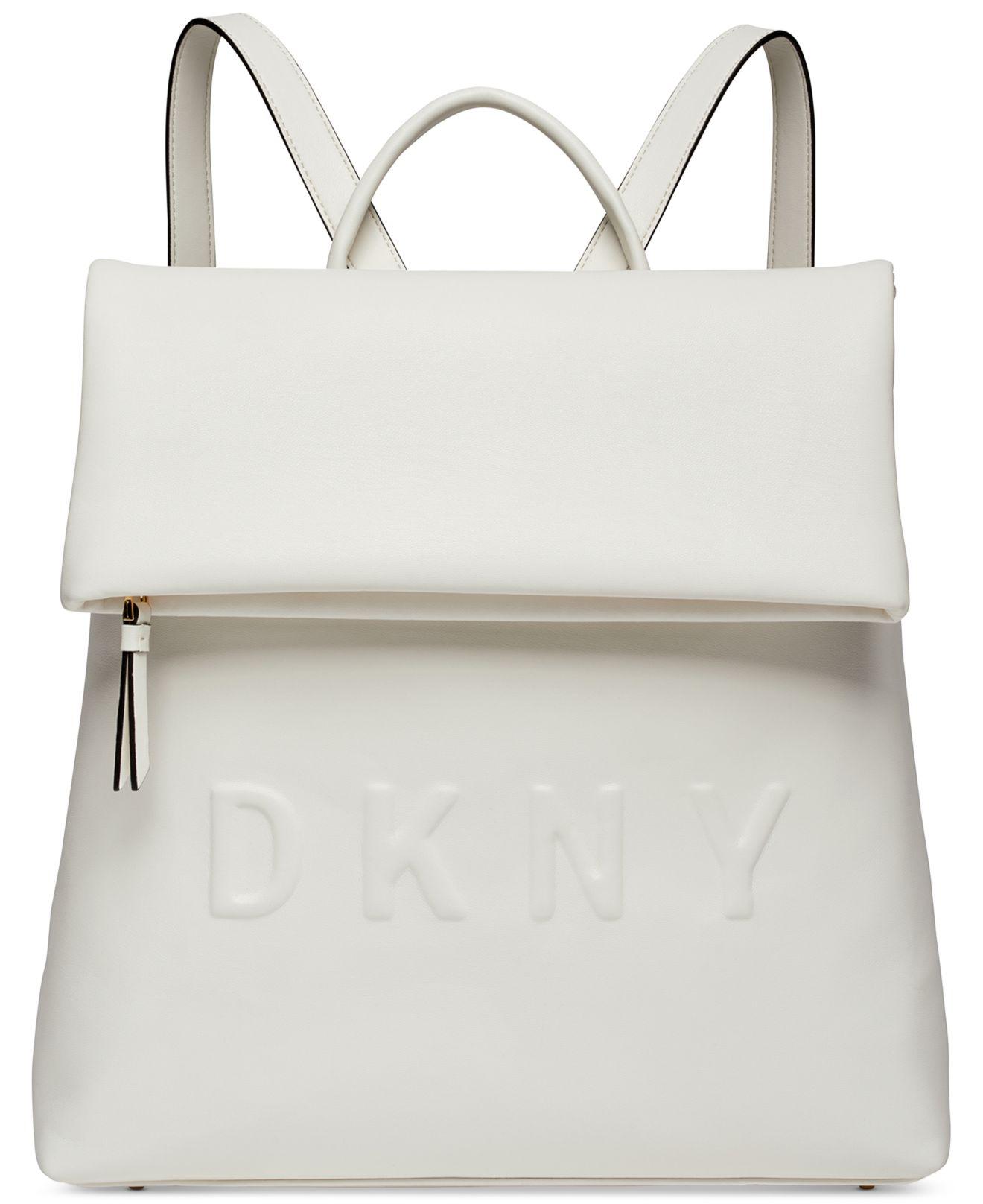 dkny bags white