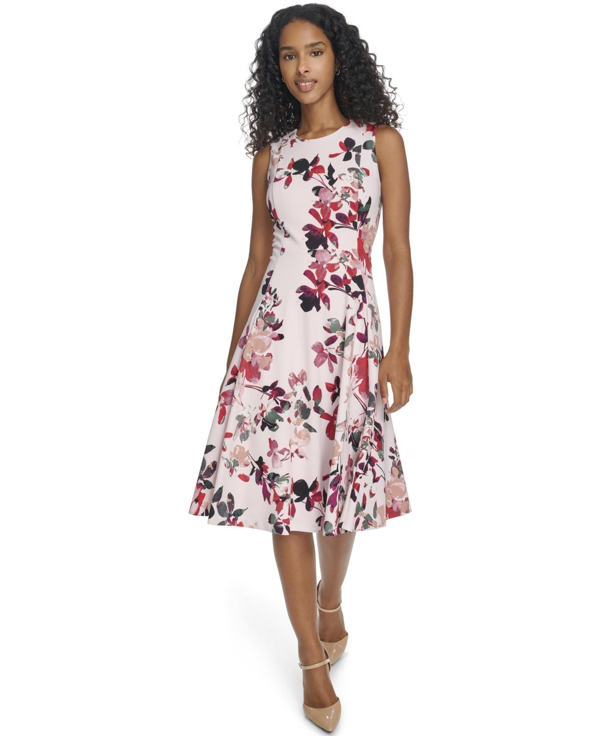 chinese dress ladies Calvin Klein Womens Floral Chiffon Shirt Dress, Black Cream 8 at Amazon  Women's Clothing store main image 0