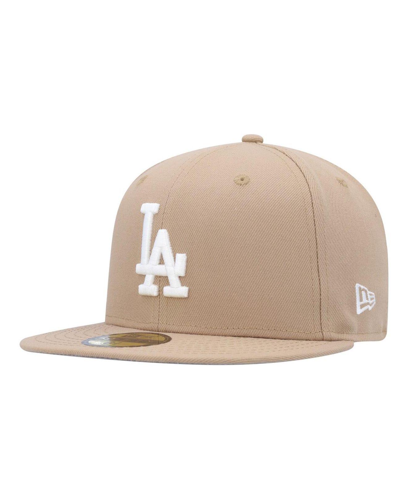 KTZ Khaki Los Angeles Dodgers 59fifty Fitted Hat in Natural for Men Lyst