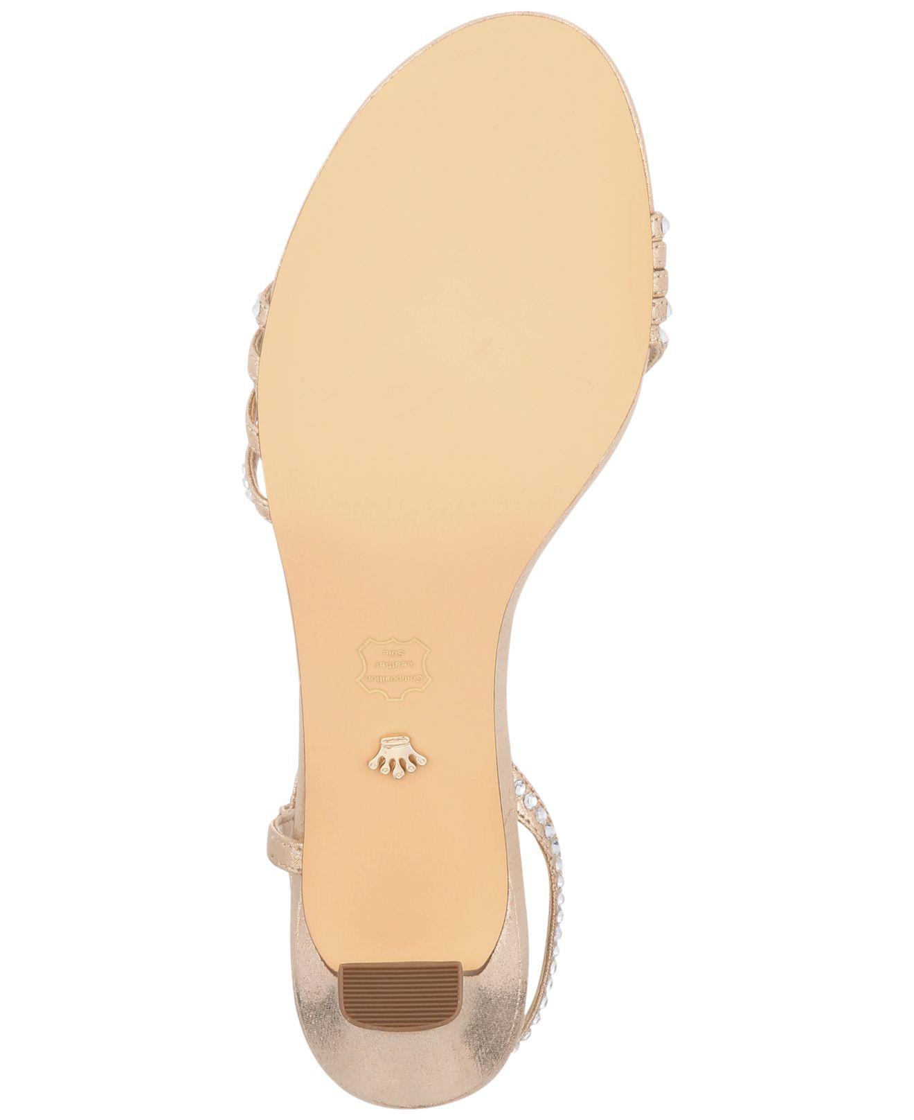 nina gerri evening sandals taupe