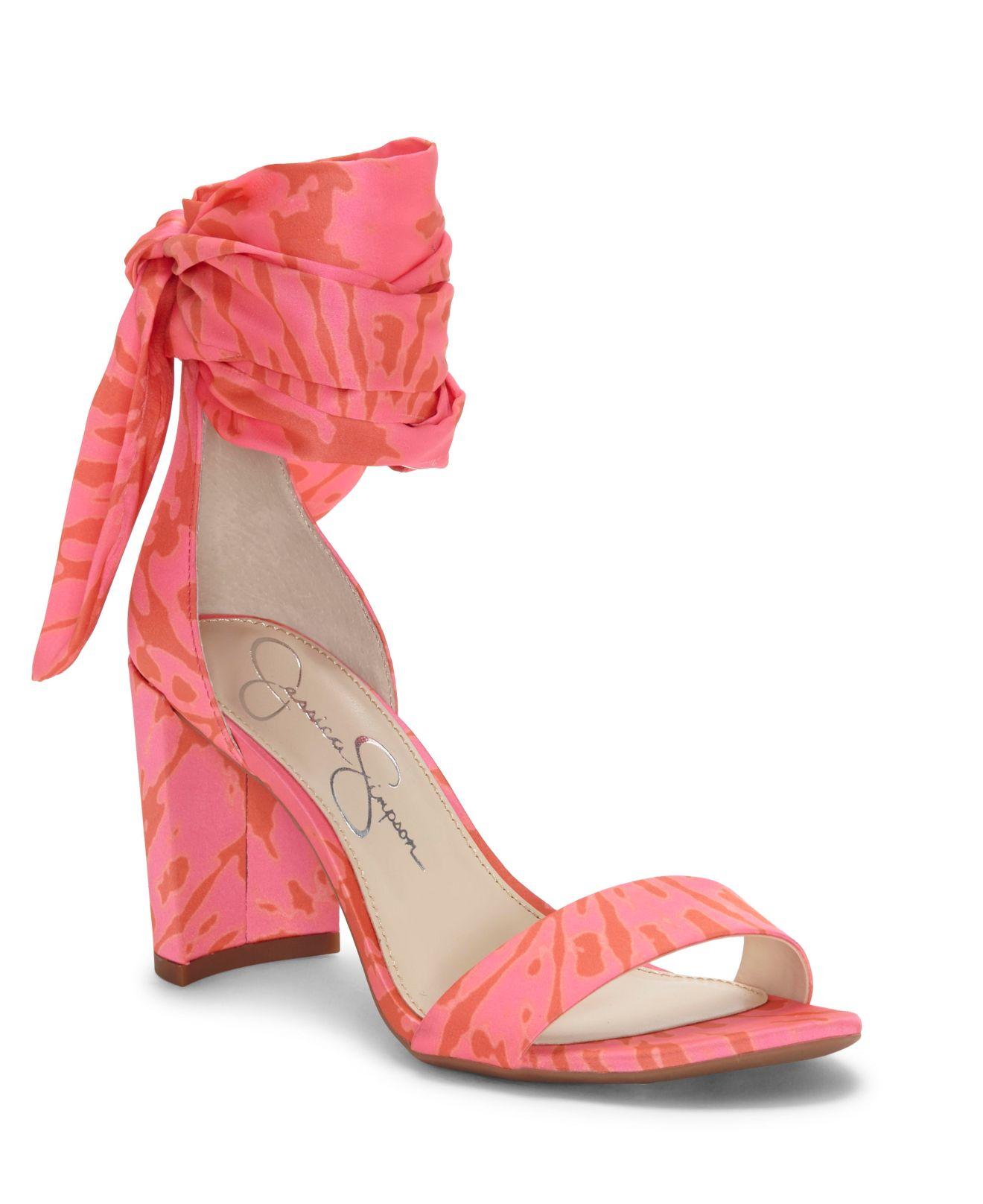 Rubber Narella Ankle Wrap Sandals ...