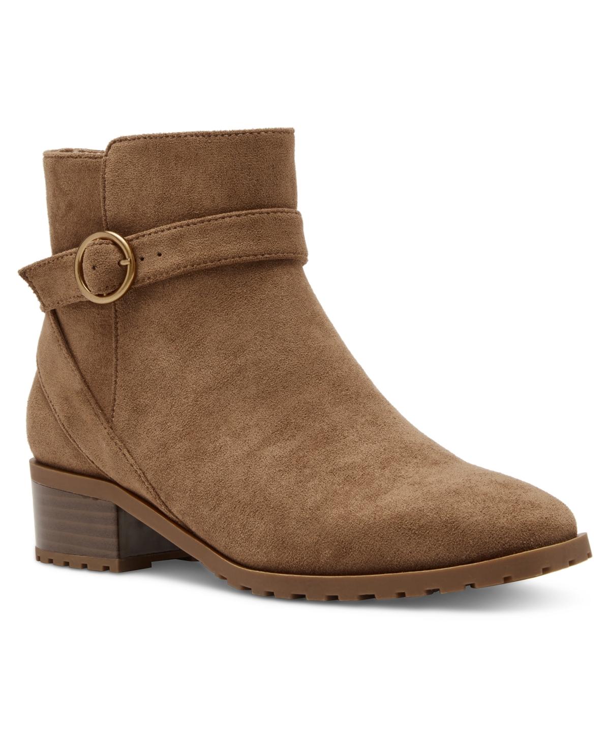 Anne klein hotsell booties suede