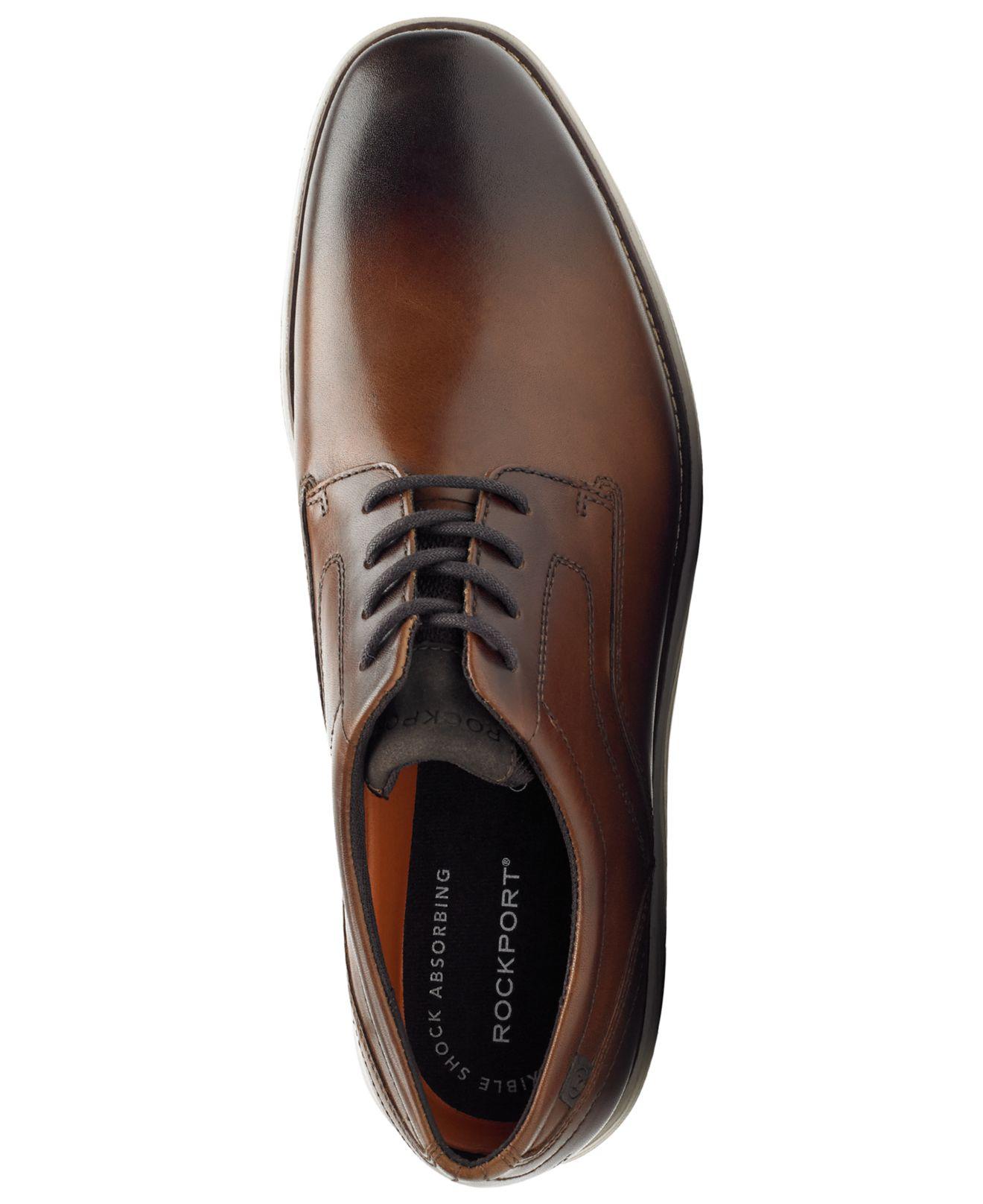 rockport faron plain toe oxford