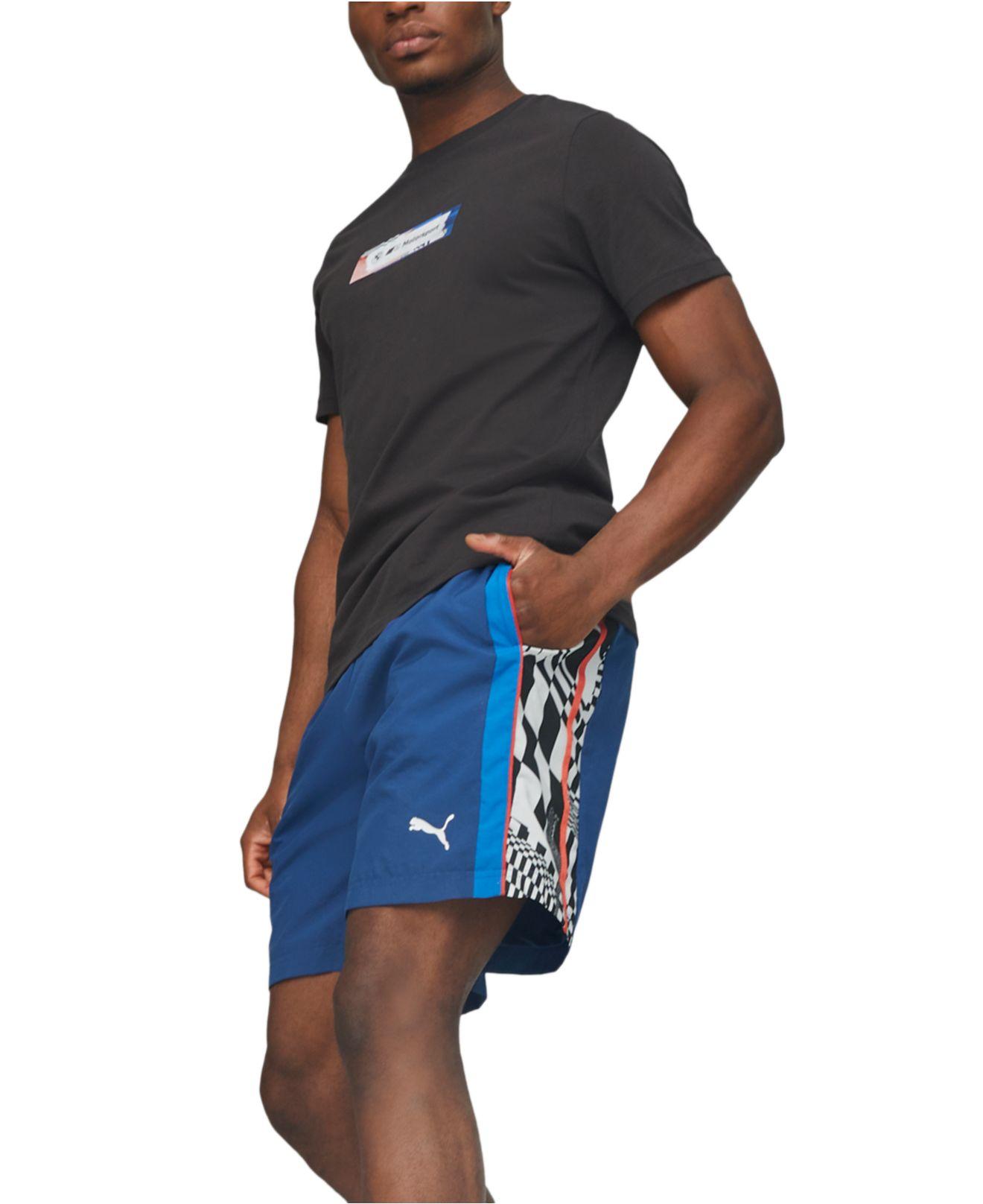 PUMA Bmw Motorsport Logo Statement Shorts in Blue for Men | Lyst