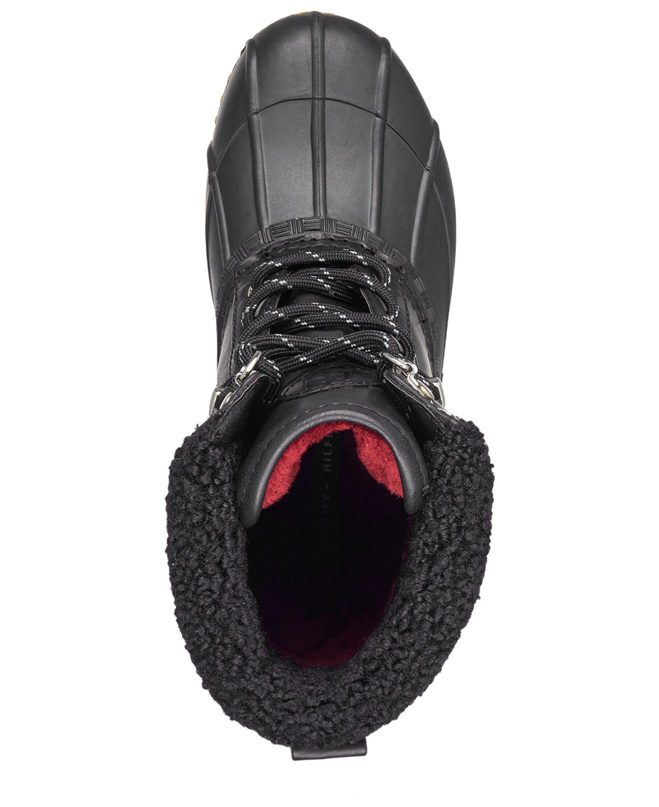 tommy hilfiger rian lace up boots