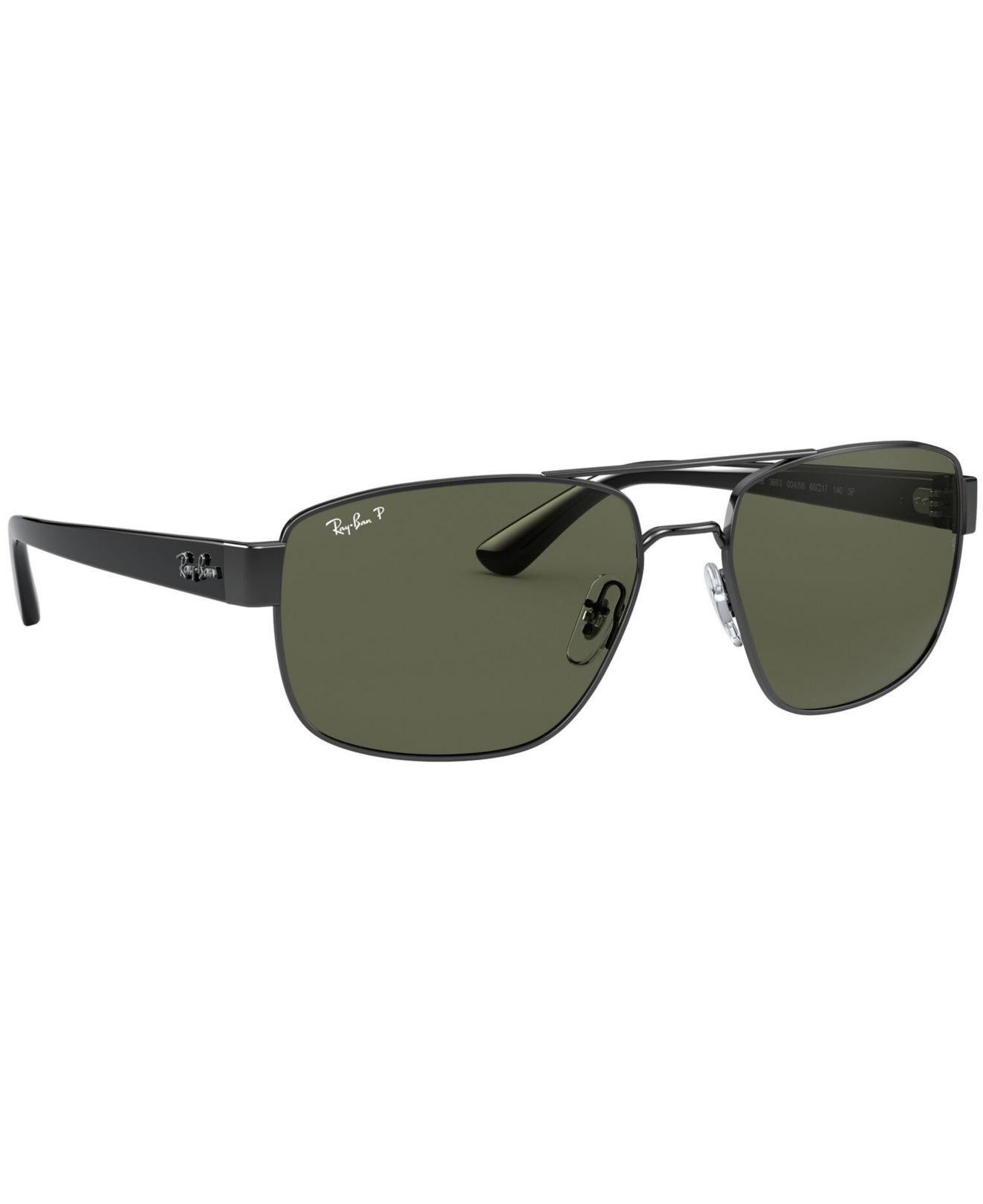 Ray Ban Polarized Sunglasses Rb P In Green For Men Lyst