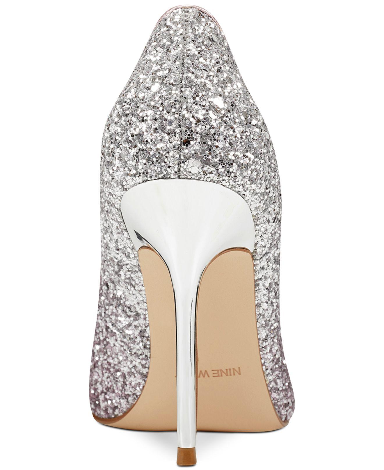 Silver Nine West Pink Pumps Nine West Pink Patent Leather Heels