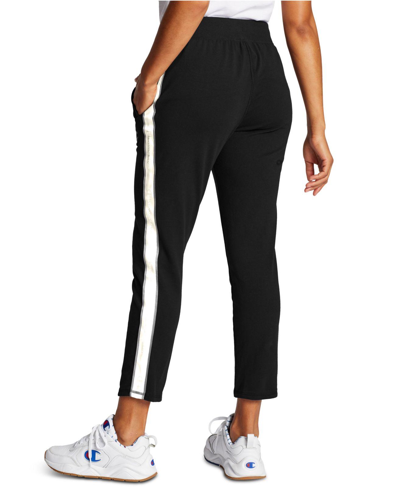 Full Contact Champion Satin Trousers Black//Red Stripes Kick Boxing Pants Bottoms