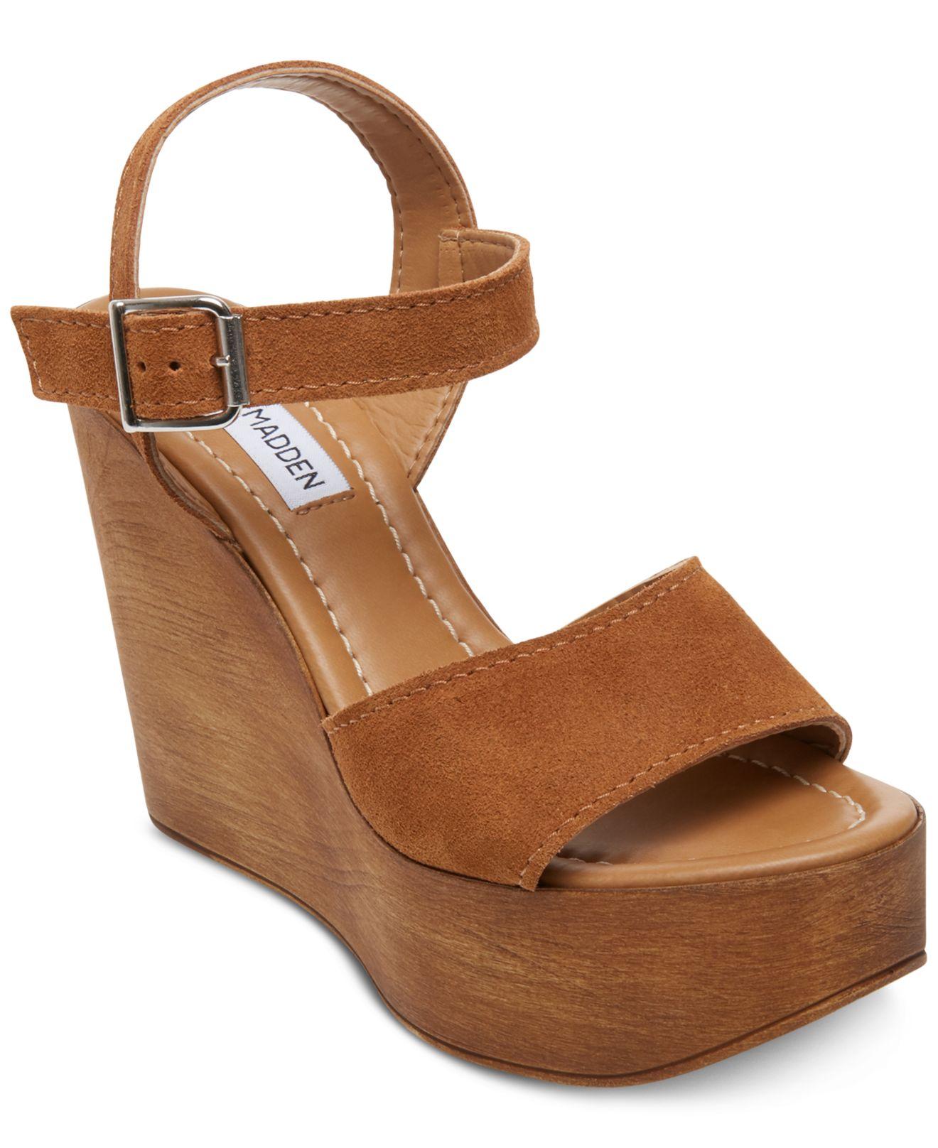 steve madden wooden wedges