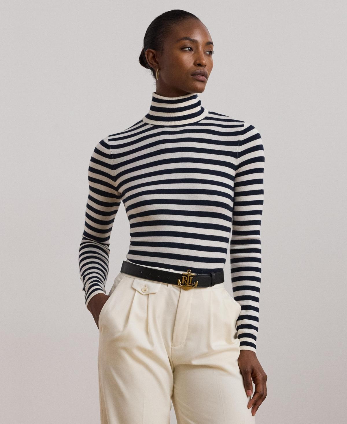 Ralph lauren striped turtleneck discount