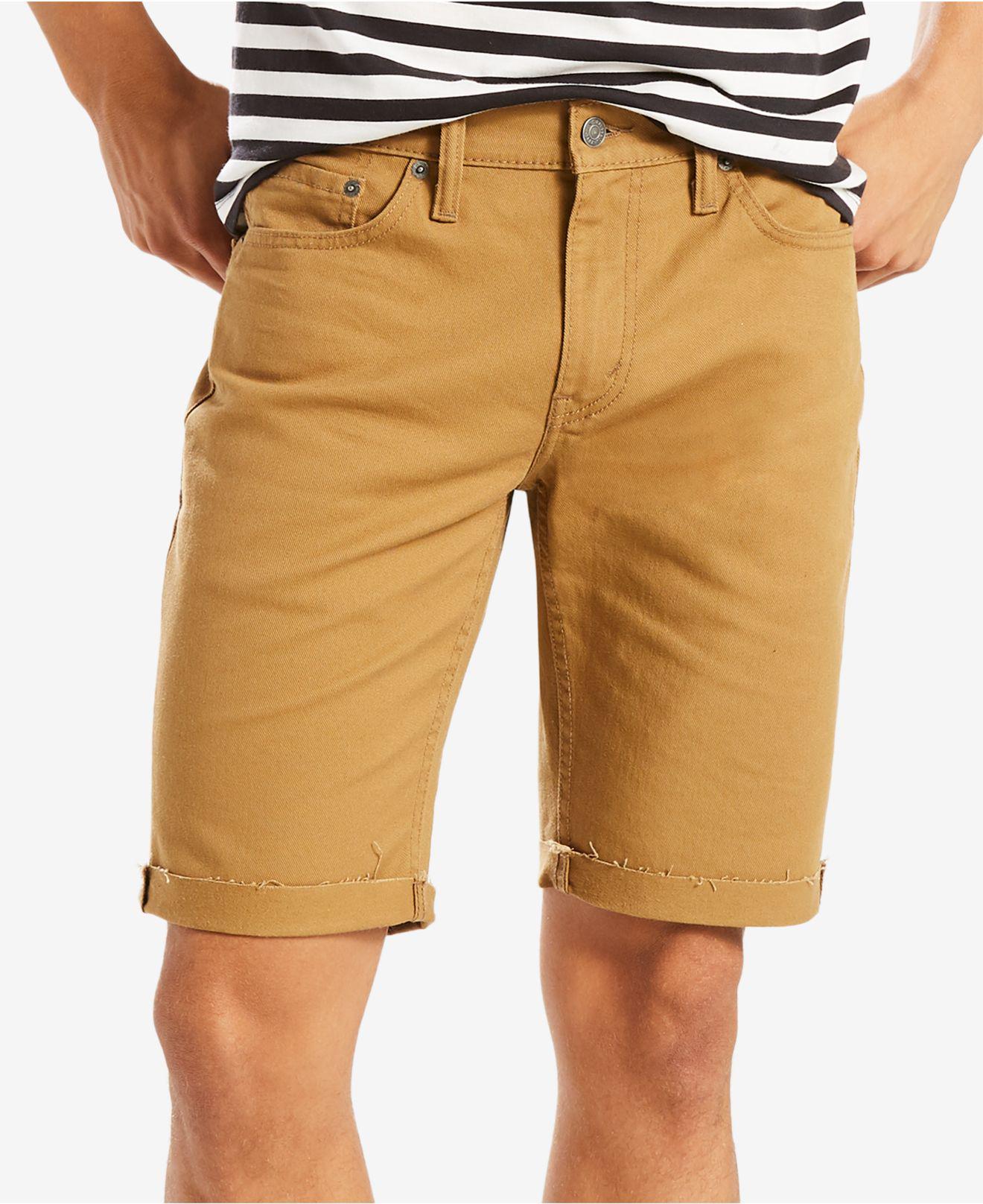 levi's slim fit shorts
