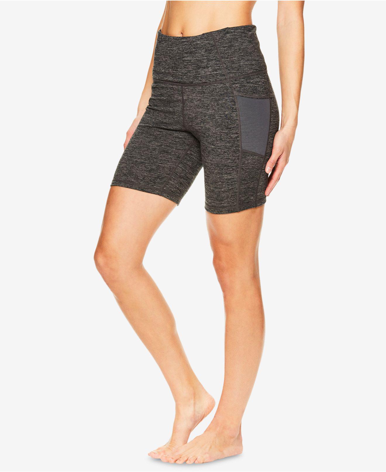 high rise yoga shorts