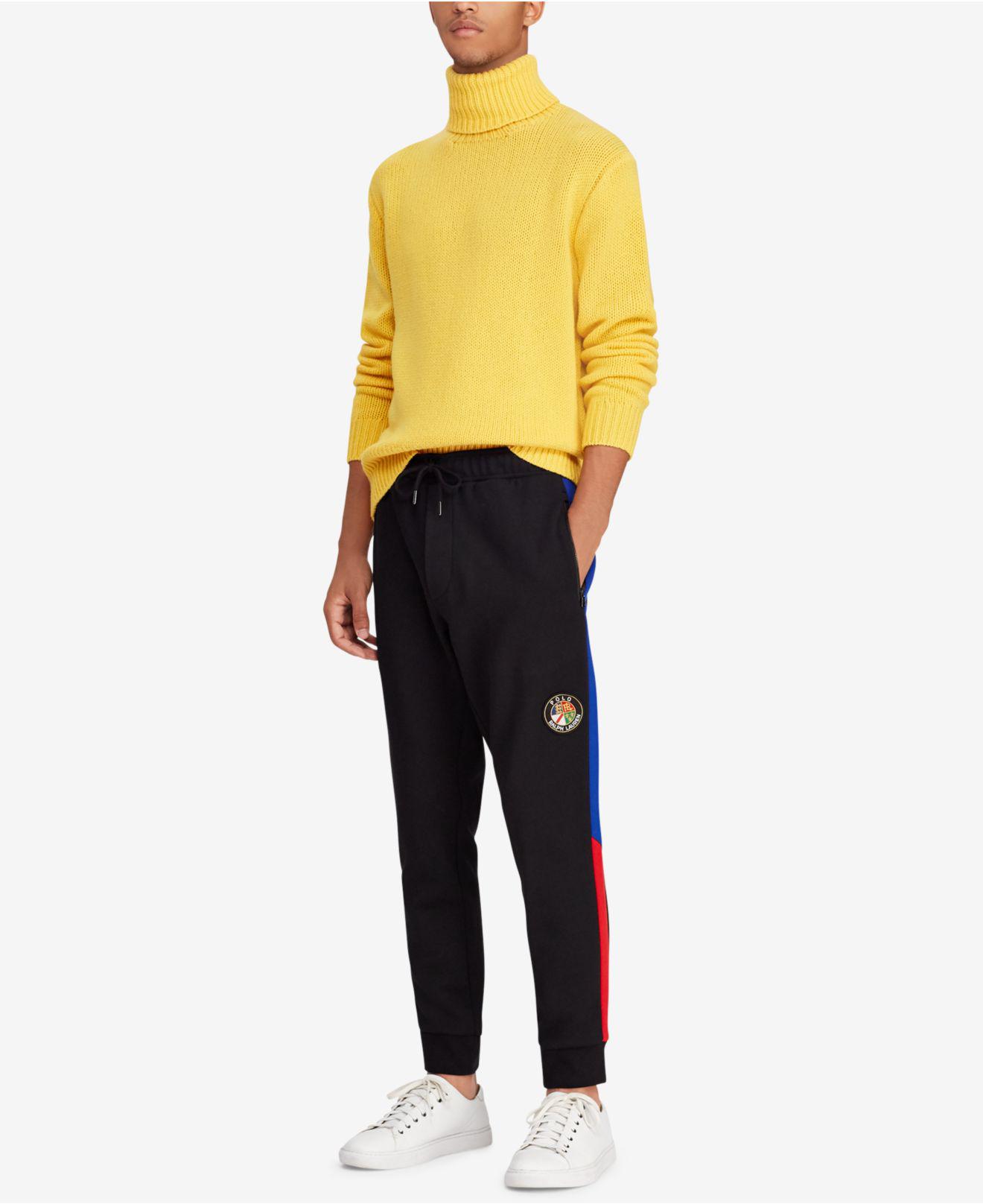 ralph lauren double knit jogger pants