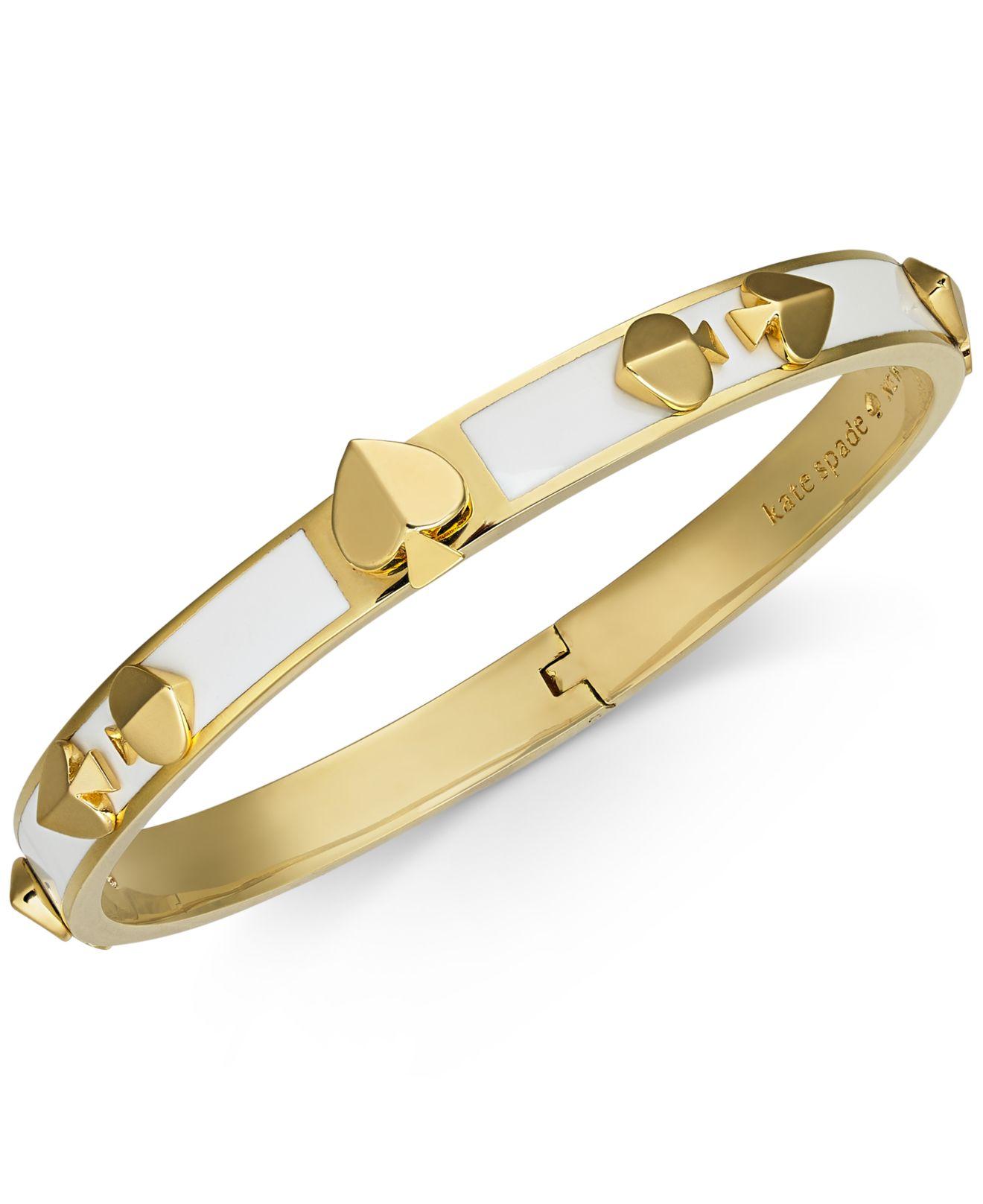 kate spade white bangle bracelet