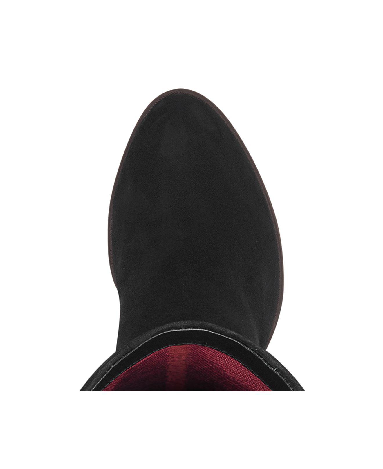 tommy hilfiger women's rosario block heel boots