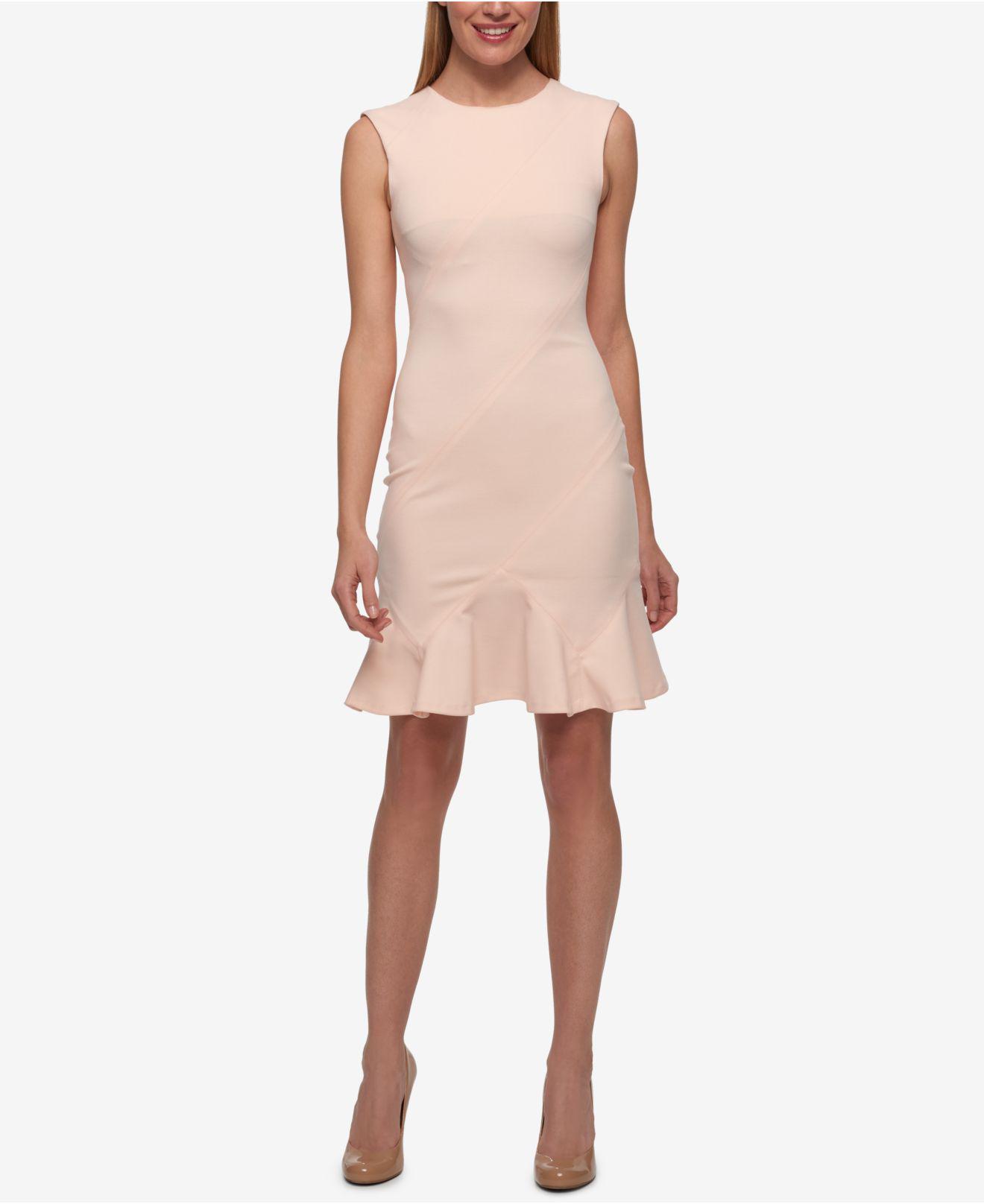 tommy hilfiger blush dress