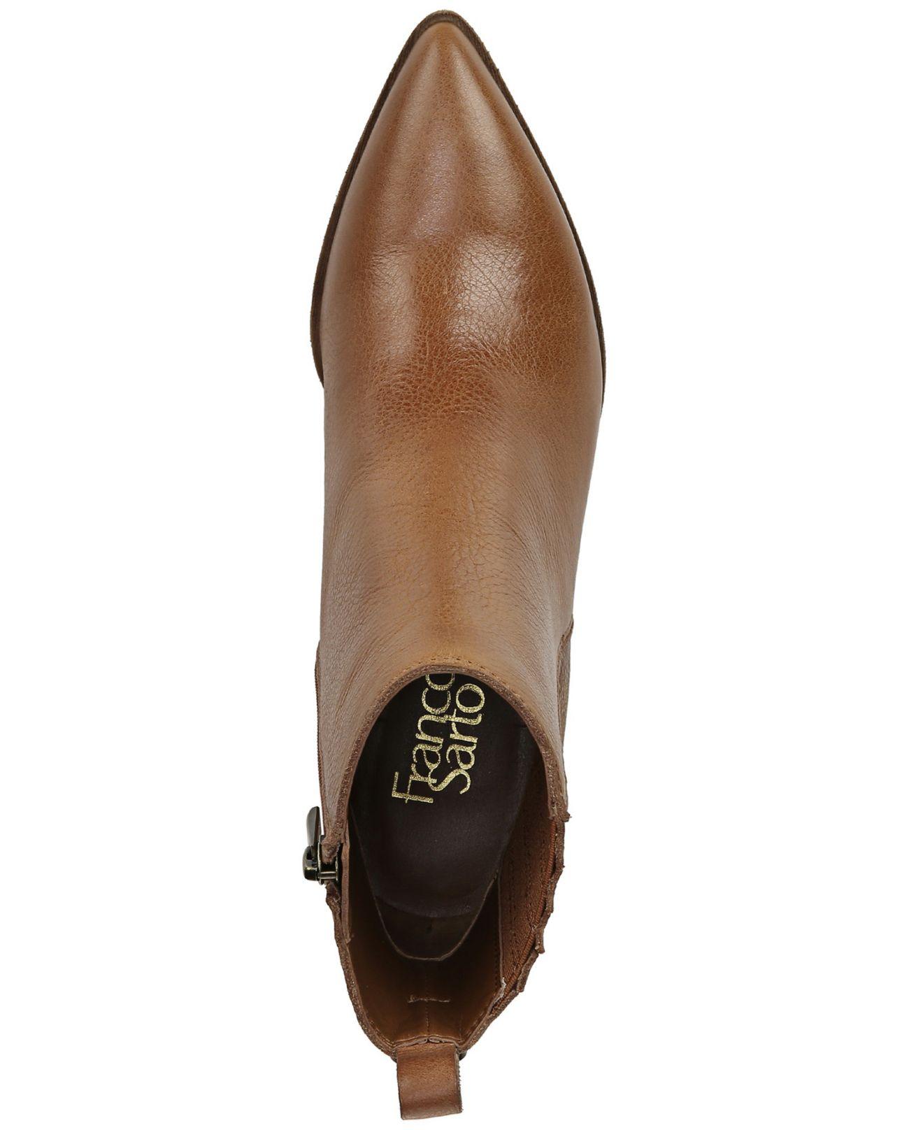 franco sarto shay western booties