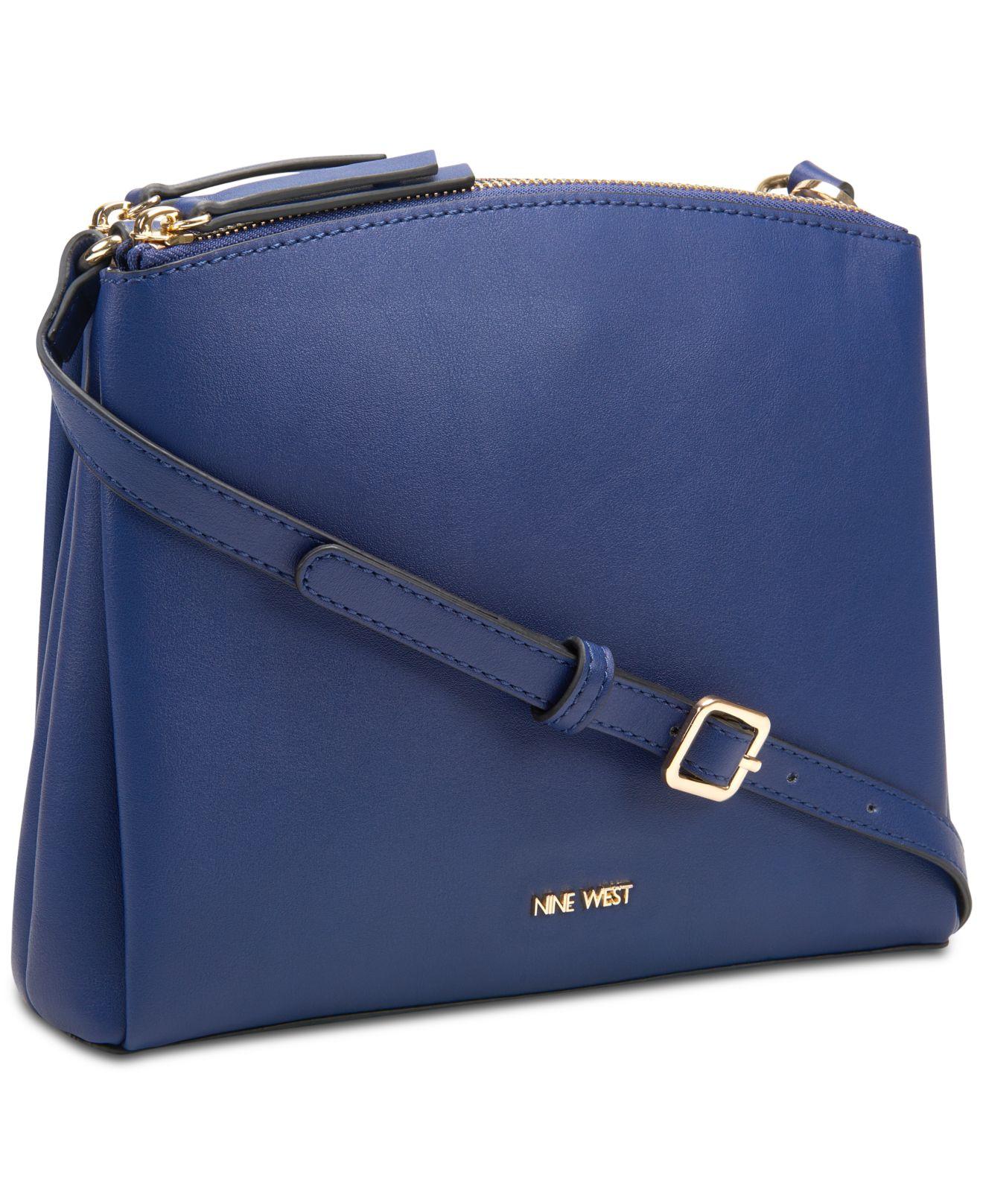 nine west blue bag